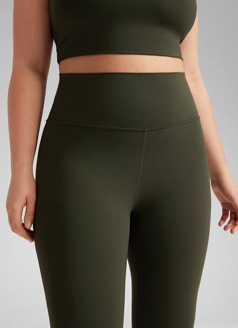 CRZ YOGA Butterluxe Leggings de Yoga de Tiro alto para Mujer Verde Oliva