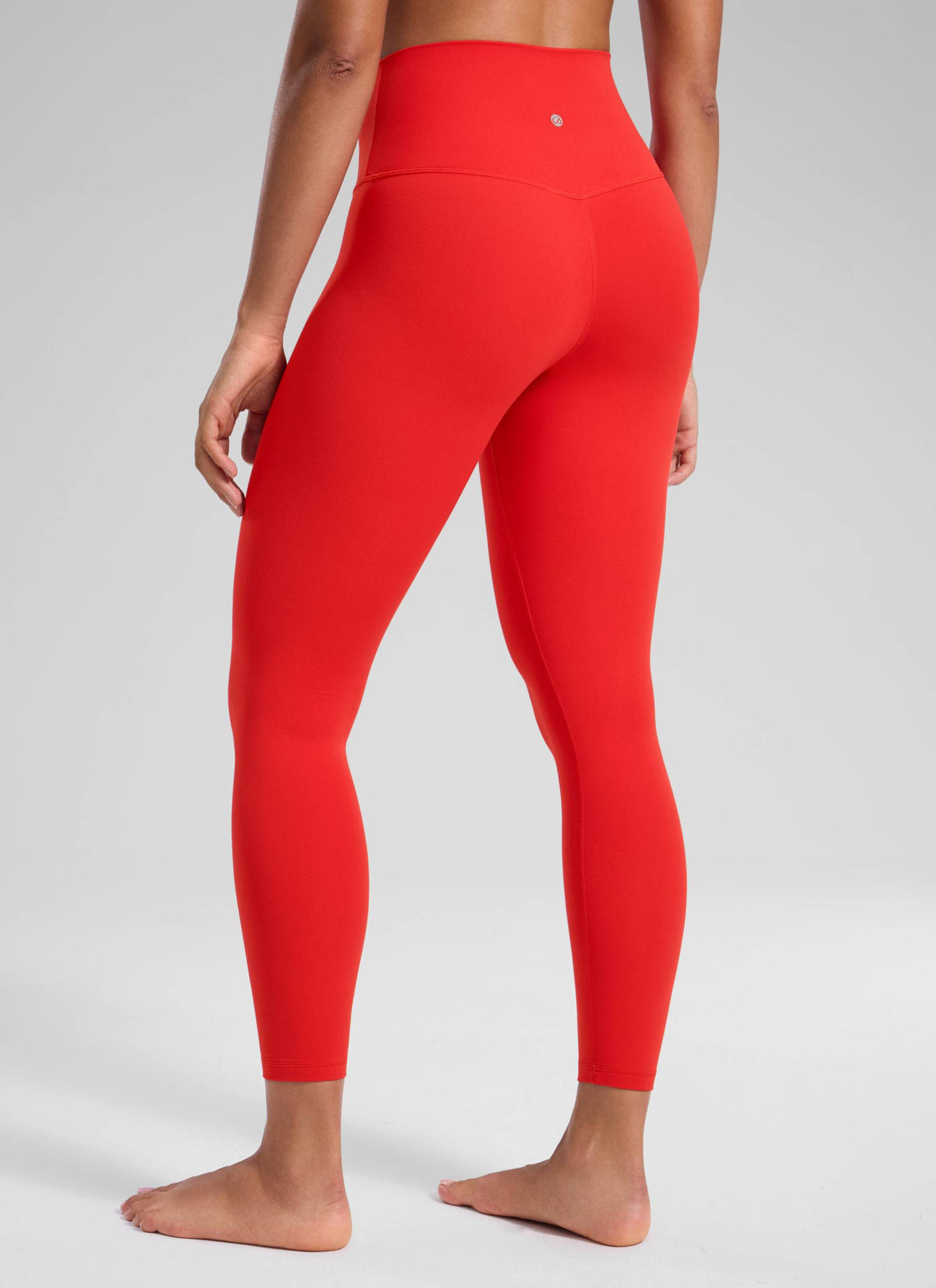 CRZ YOGA Butterluxe Leggings de Yoga de Tiro alto para Mujer Rojo Profundo @model_info:Fiona