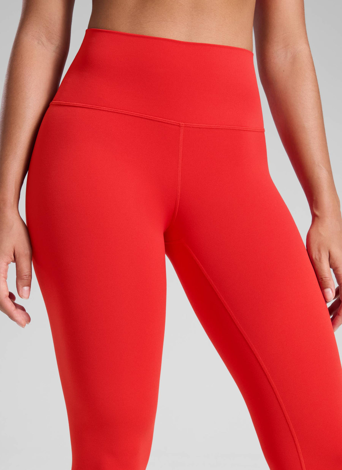 CRZ YOGA Butterluxe Leggings de Yoga de Tiro alto para Mujer Rojo Profundo @model_info:Fiona