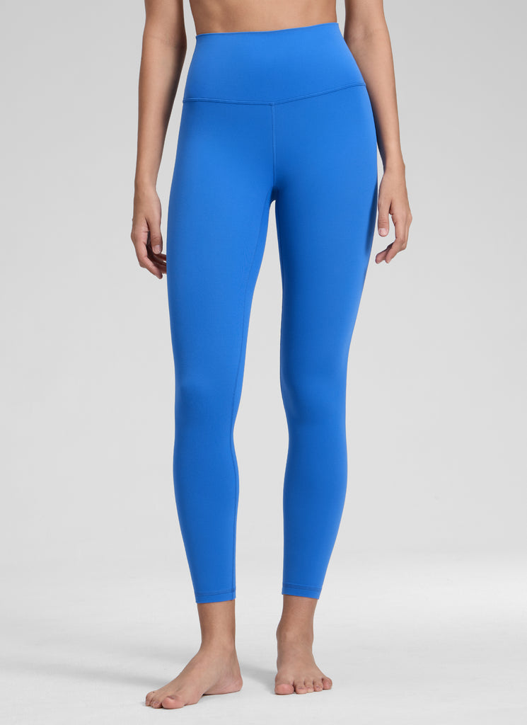 CRZ YOGA Butterluxe Leggings de Yoga de Tiro alto para Mujer Azul Destello