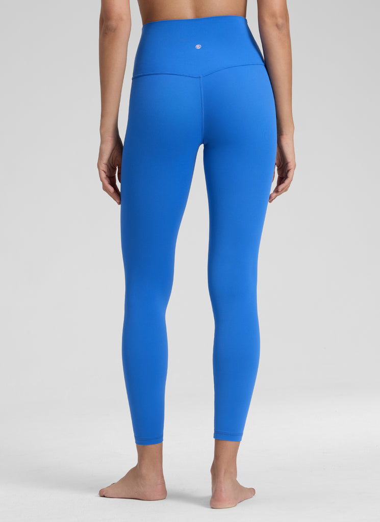 CRZ YOGA Butterluxe Leggings de Yoga de Tiro alto para Mujer Azul Destello