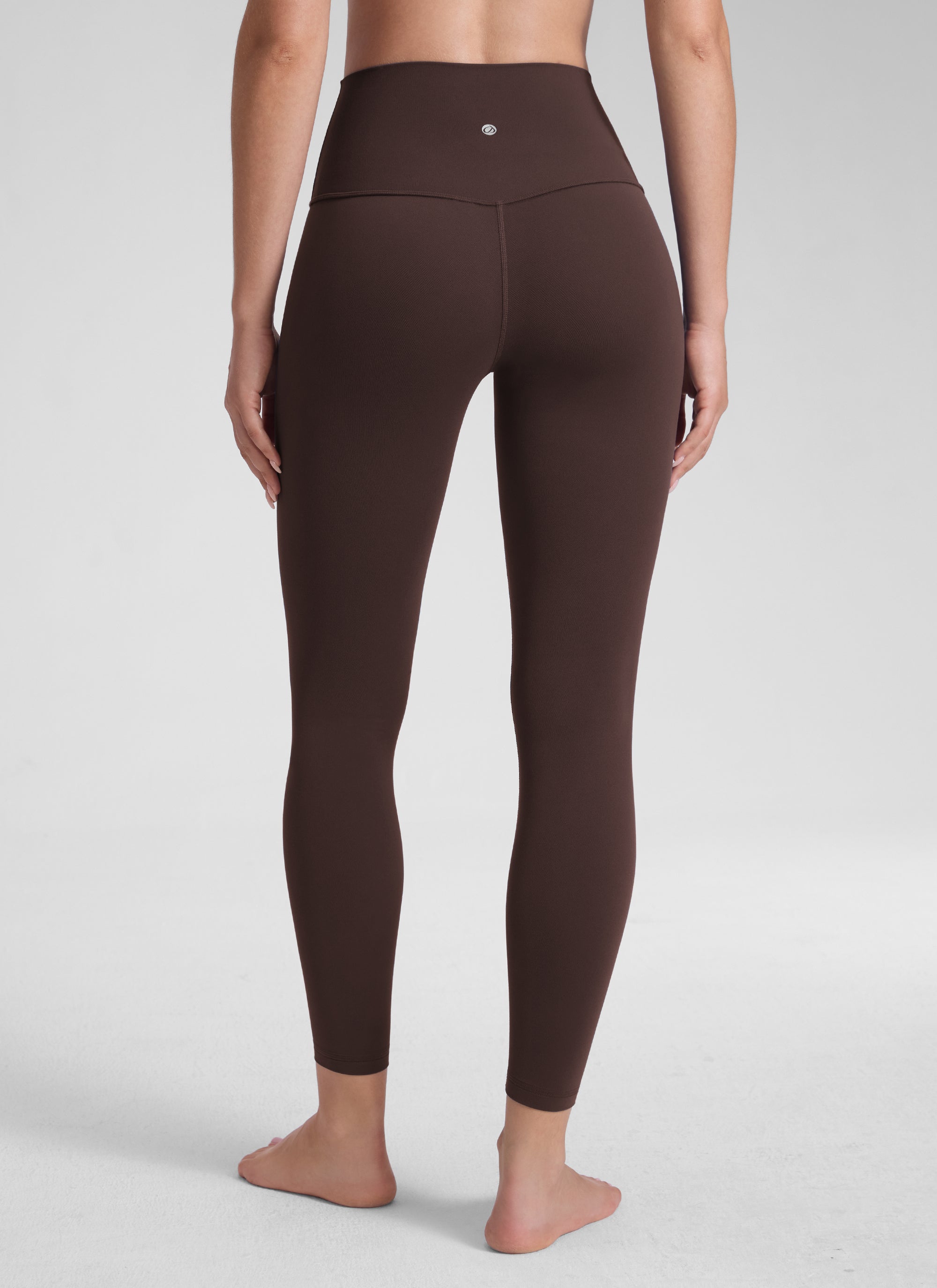 CRZ YOGA Butterluxe Leggings de Yoga de Tiro alto para Mujer Marrón Fudge Caliente