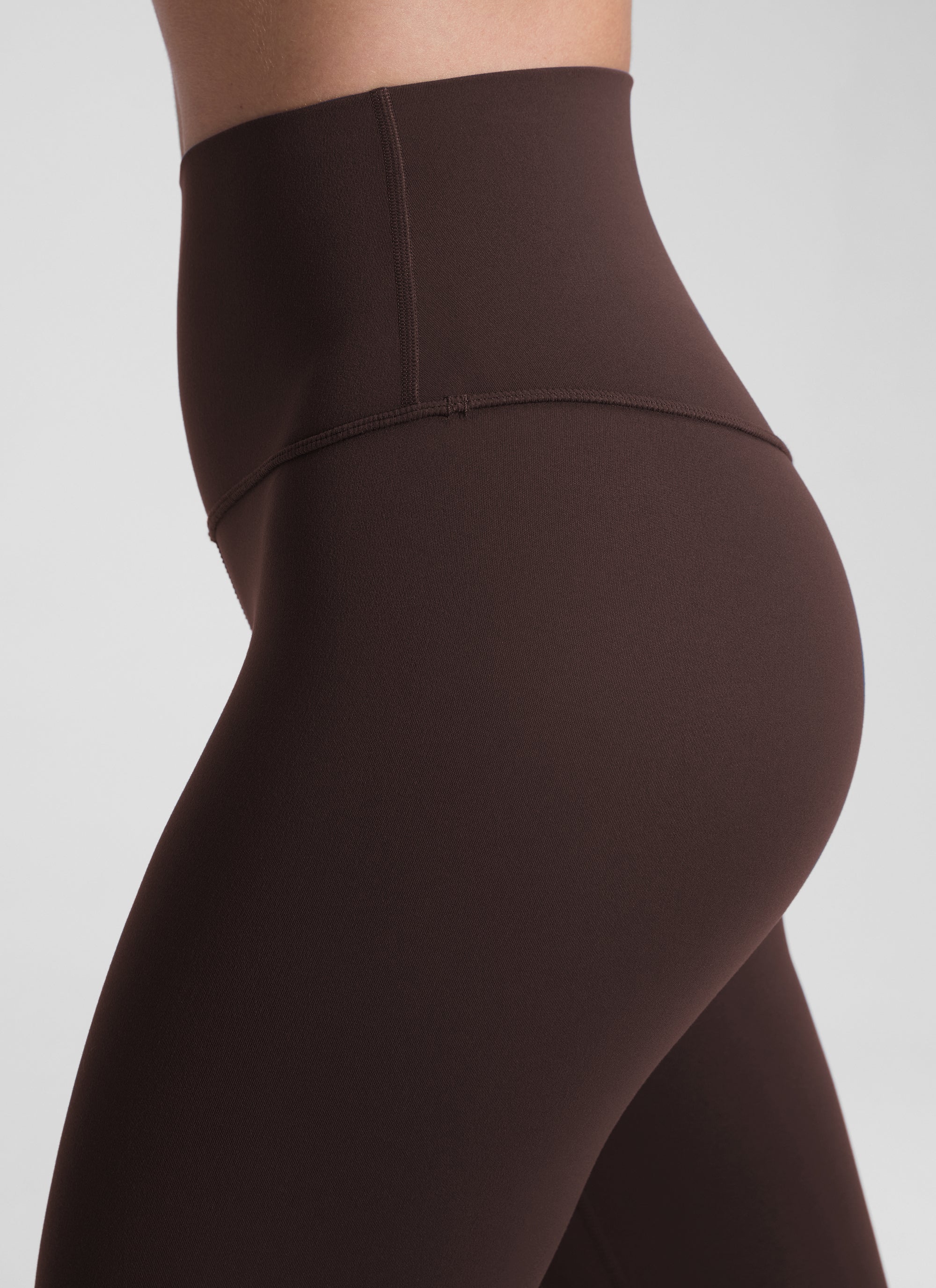 CRZ YOGA Butterluxe Leggings de Yoga de Tiro alto para Mujer Marrón Fudge Caliente