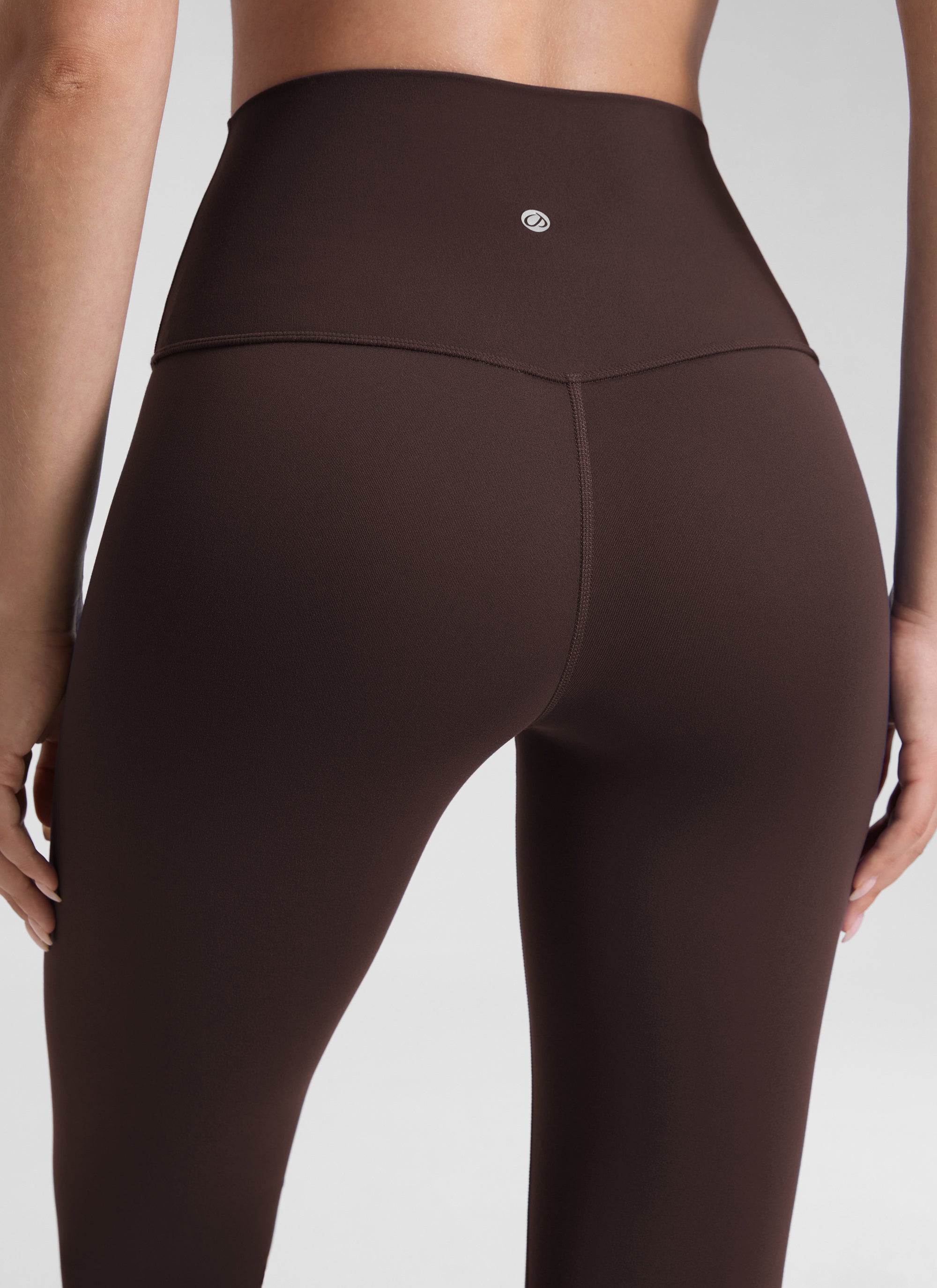 CRZ YOGA Butterluxe Leggings de Yoga de Tiro alto para Mujer Marrón Fudge Caliente