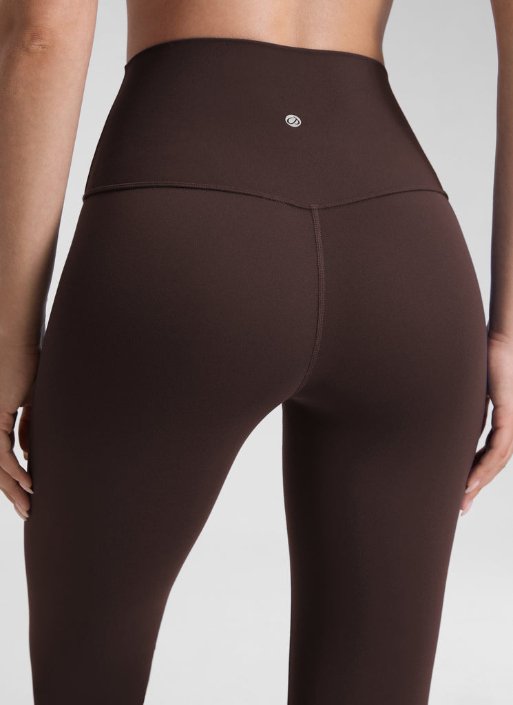 CRZ YOGA Butterluxe Leggings de Yoga de Tiro alto para Mujer Marrón Fudge Caliente