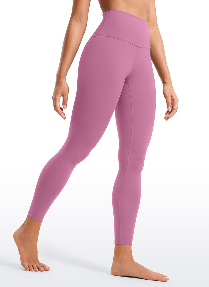 CRZ YOGA Butterluxe Leggings de Yoga de Tiro alto para Mujer Polvo de Terciopelo