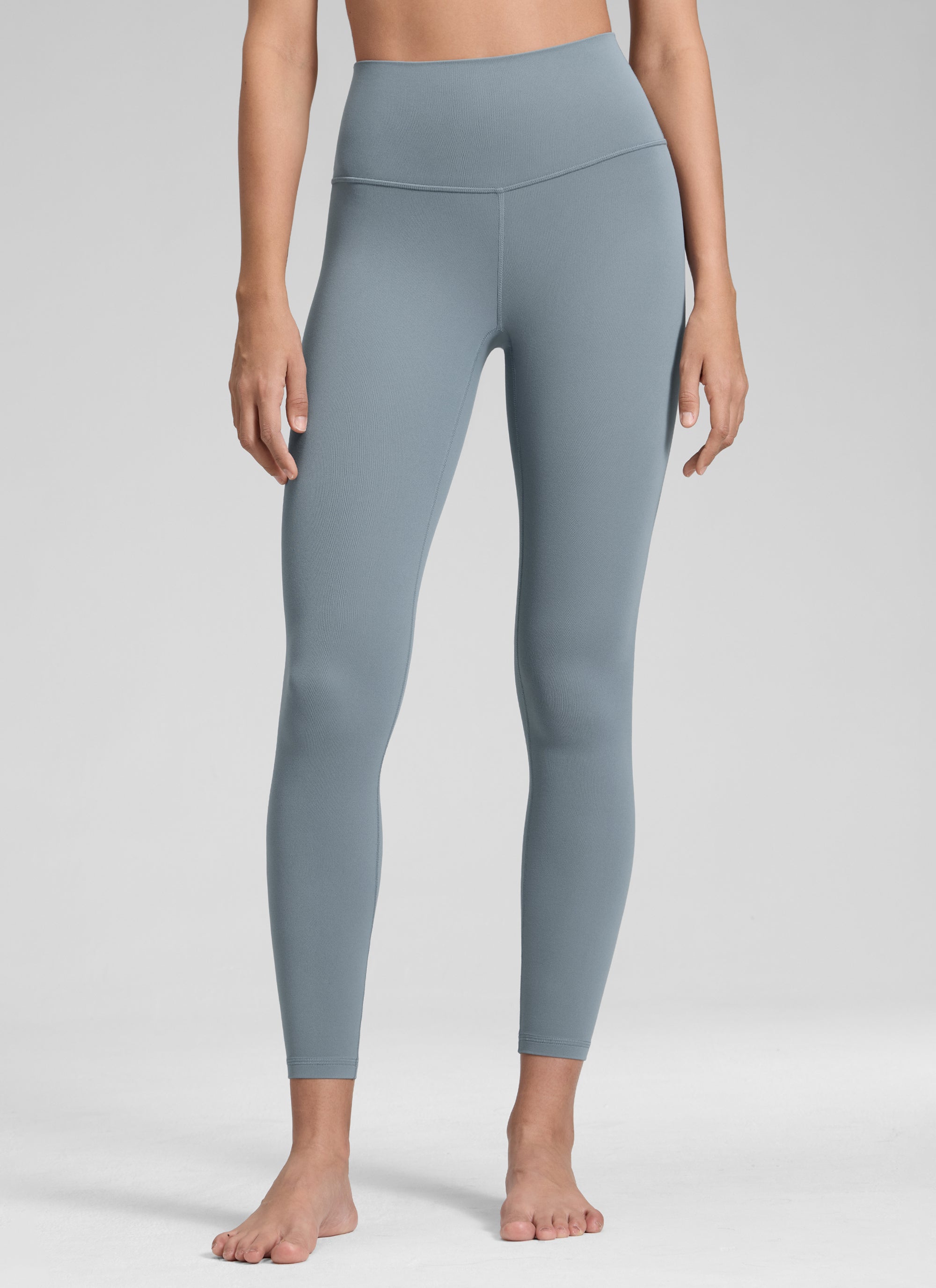 CRZ YOGA Butterluxe Leggings de Yoga de Tiro alto para Mujer Azul Belga