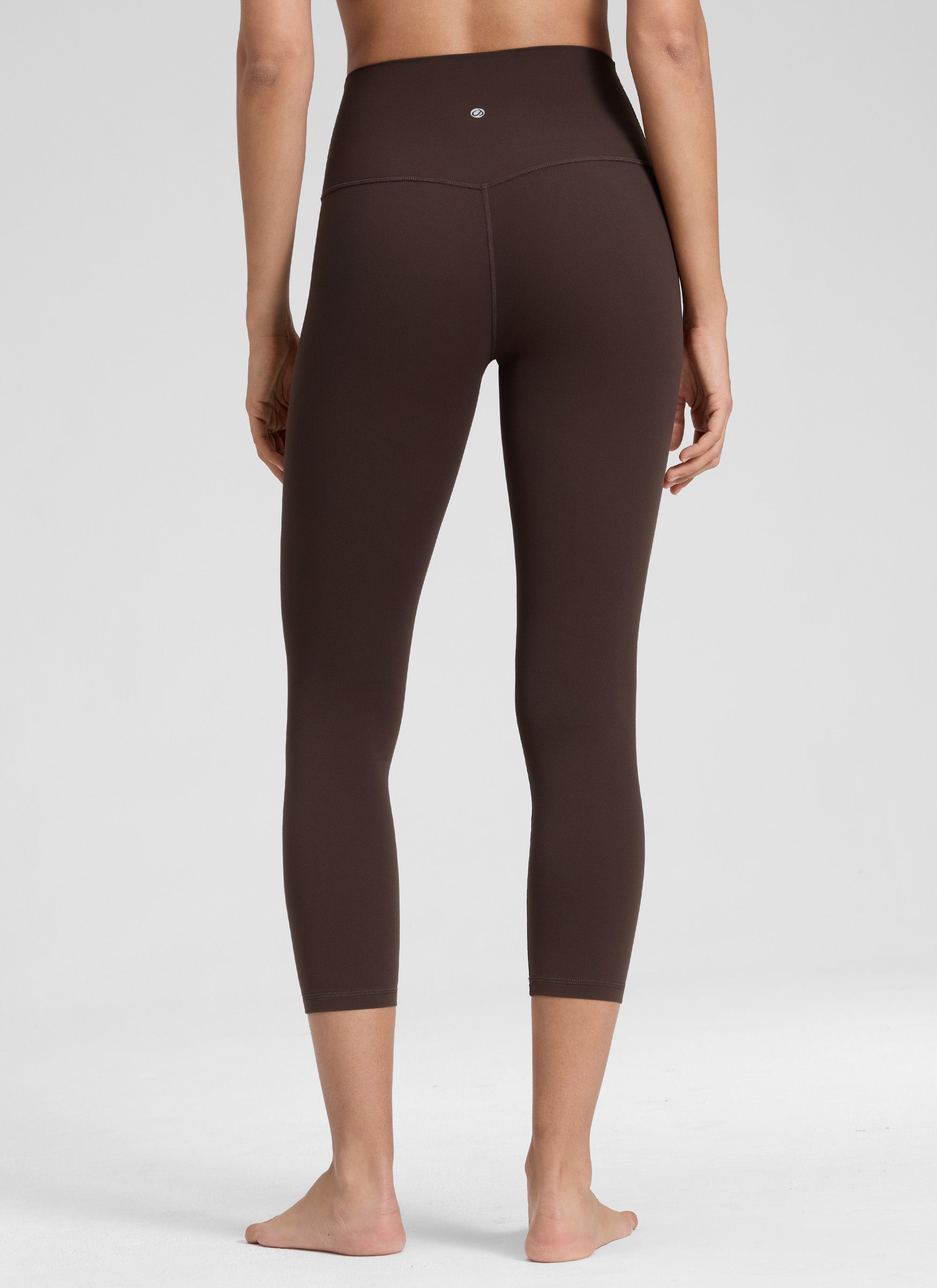 CRZ YOGA Butterluxe Leggings de Tiro Alto de 23 Pulgadas para Mujer Marrón Fudge Caliente