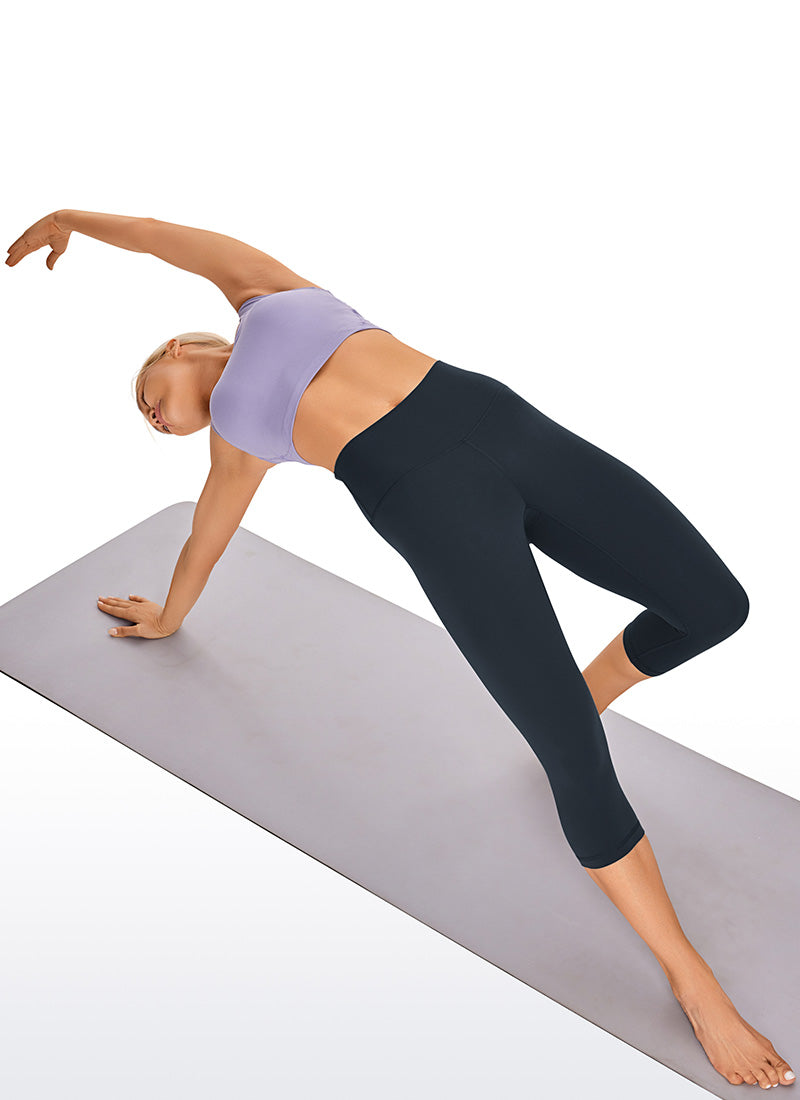 CRZ YOGA Butterluxe Leggings de Yoga de Tiro Alto para Mujer True Navy