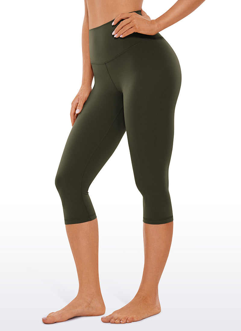 CRZ YOGA Butterluxe Leggings de Yoga de Tiro Alto para Mujer Verde Oliva