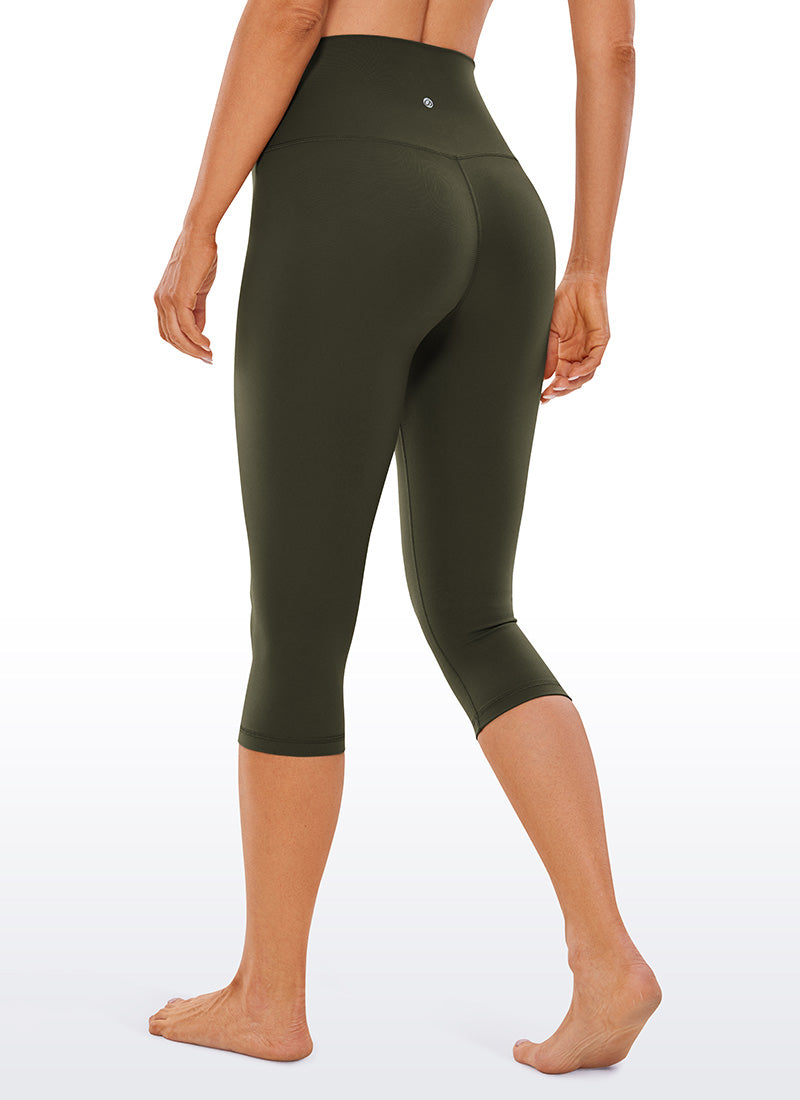 CRZ YOGA Butterluxe Leggings de Yoga de Tiro Alto para Mujer Verde Oliva
