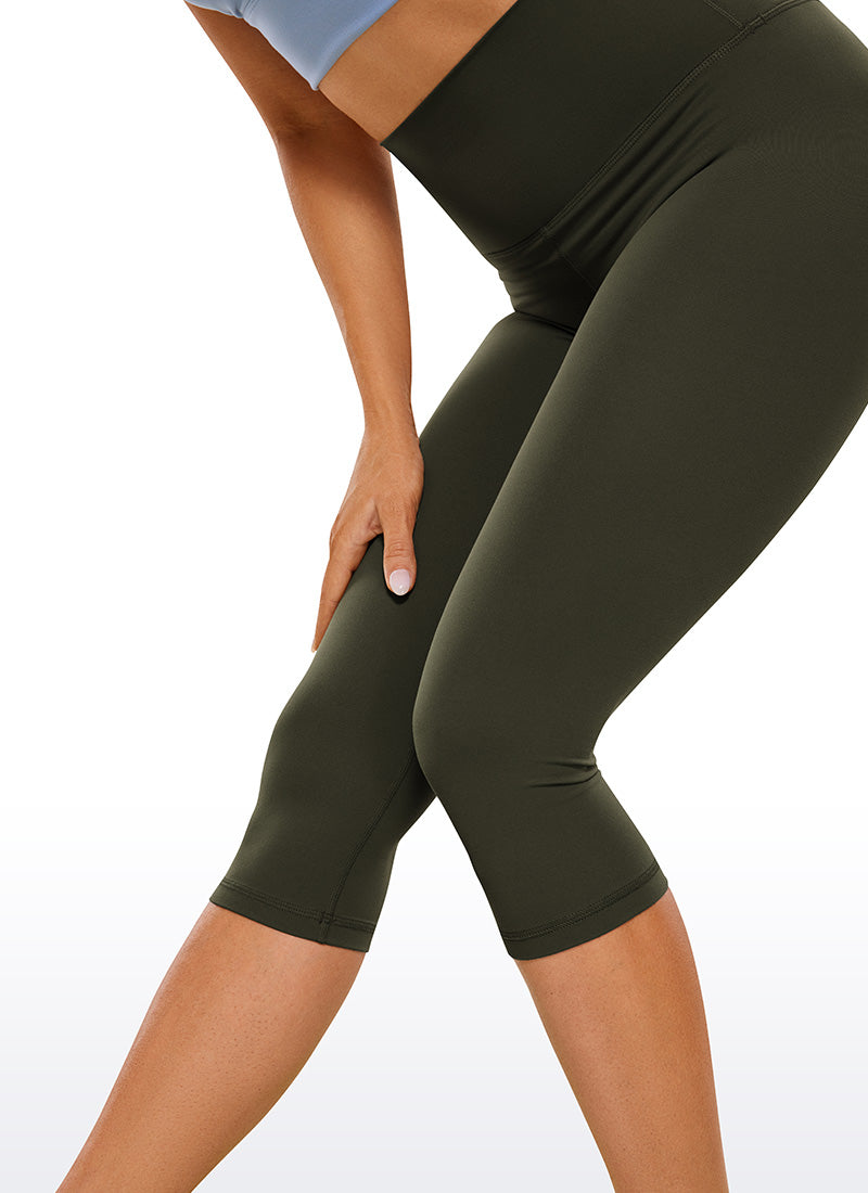 CRZ YOGA Butterluxe Leggings de Yoga de Tiro Alto para Mujer Verde Oliva