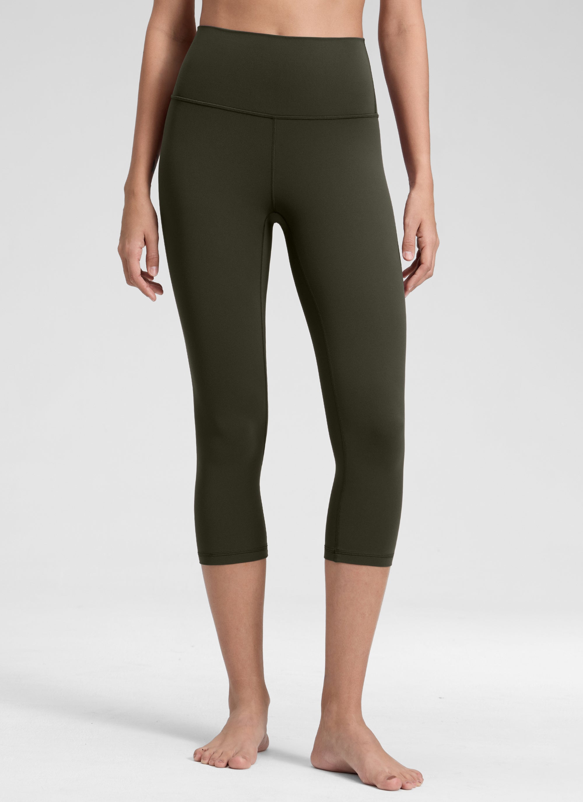 CRZ YOGA Butterluxe Leggings de Yoga de Tiro Alto para Mujer Verde Oliva