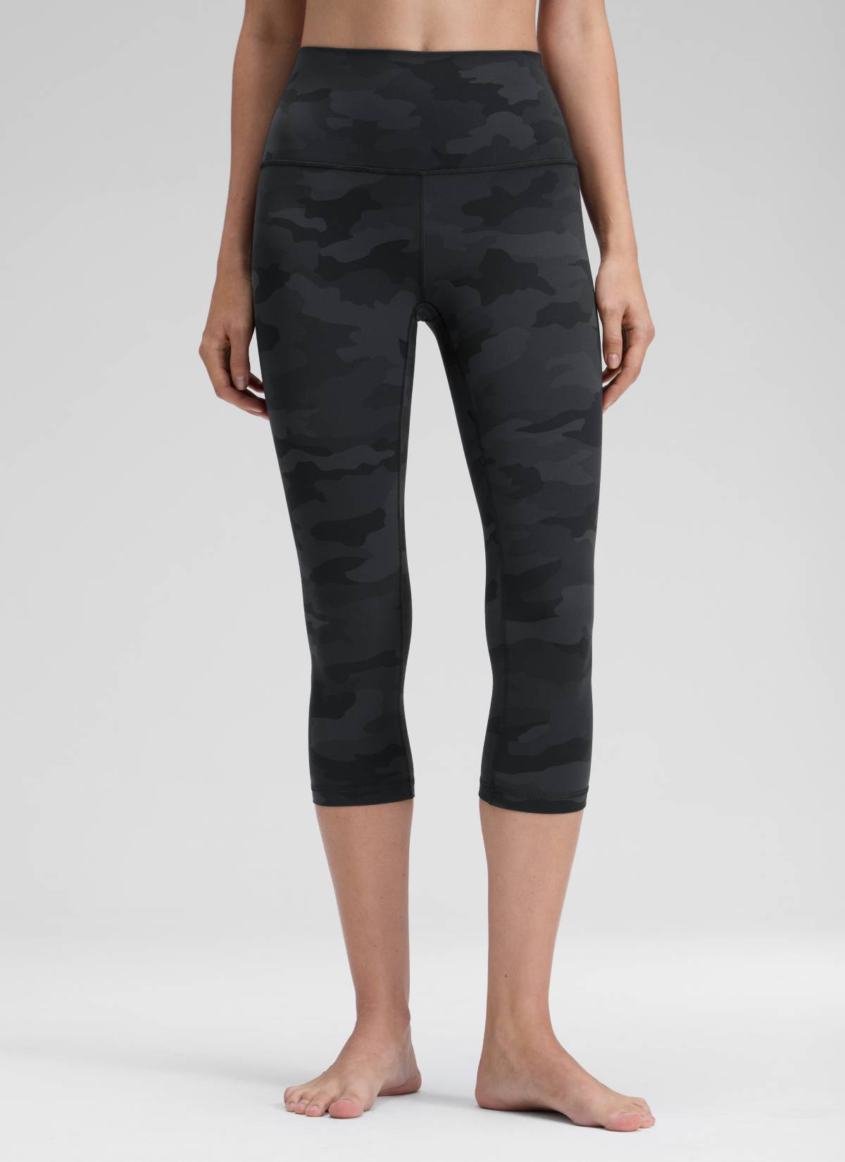 CRZ YOGA Butterluxe Leggings de Yoga de Tiro Alto para Mujer Gris oscuro Camuflaje 2