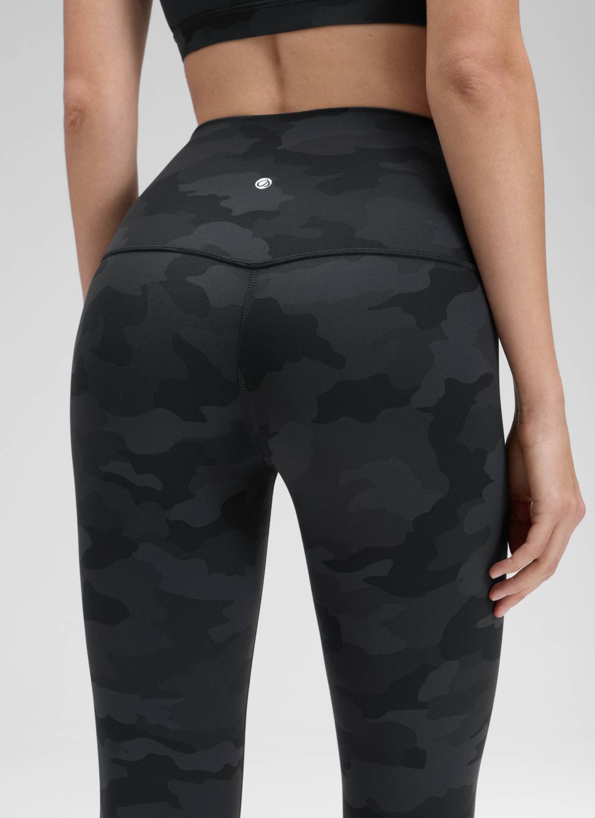 CRZ YOGA Butterluxe Leggings de Yoga de Tiro Alto para Mujer Gris oscuro Camuflaje 2
