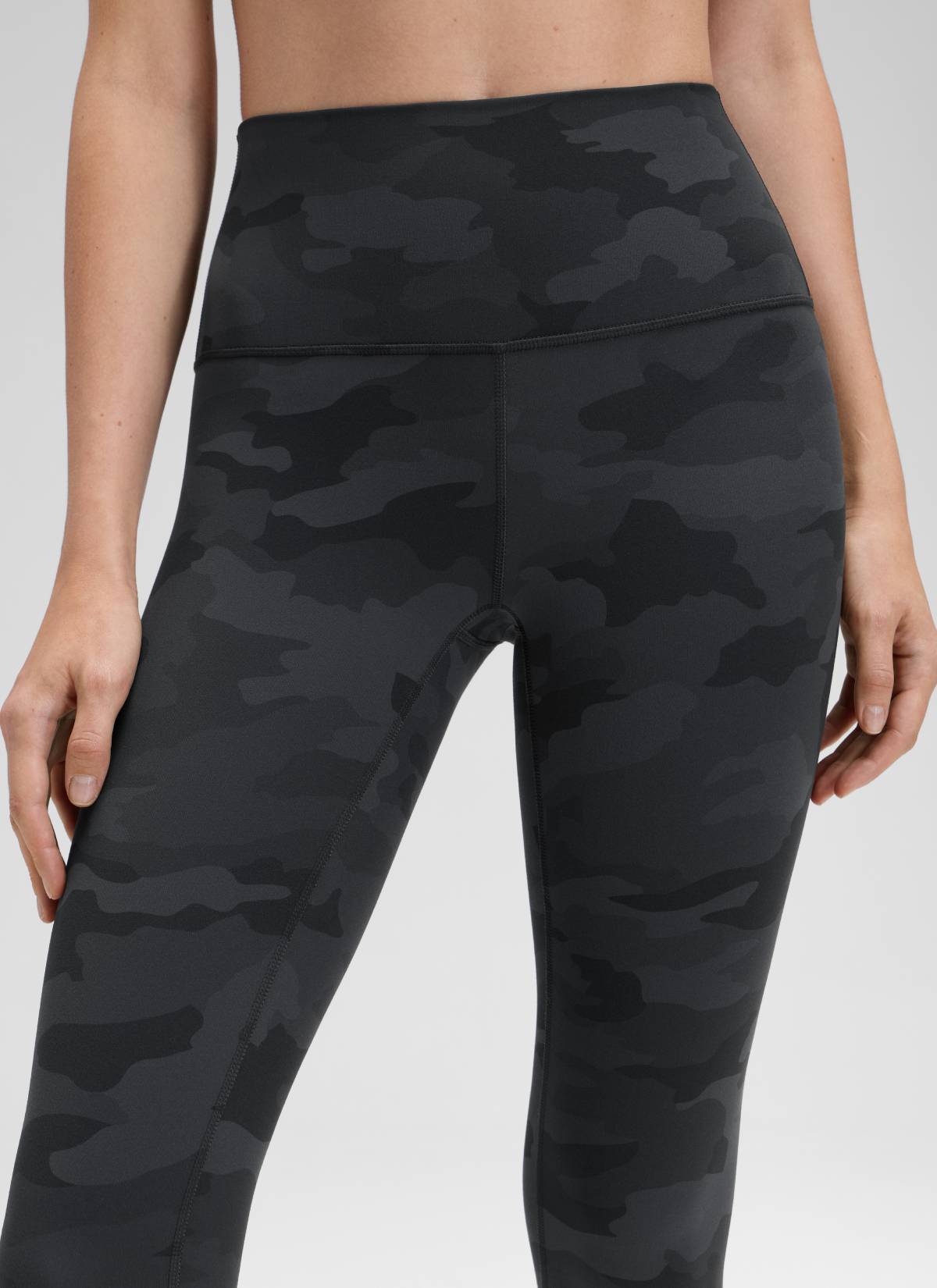 CRZ YOGA Butterluxe Leggings de Yoga de Tiro Alto para Mujer Gris oscuro Camuflaje 2