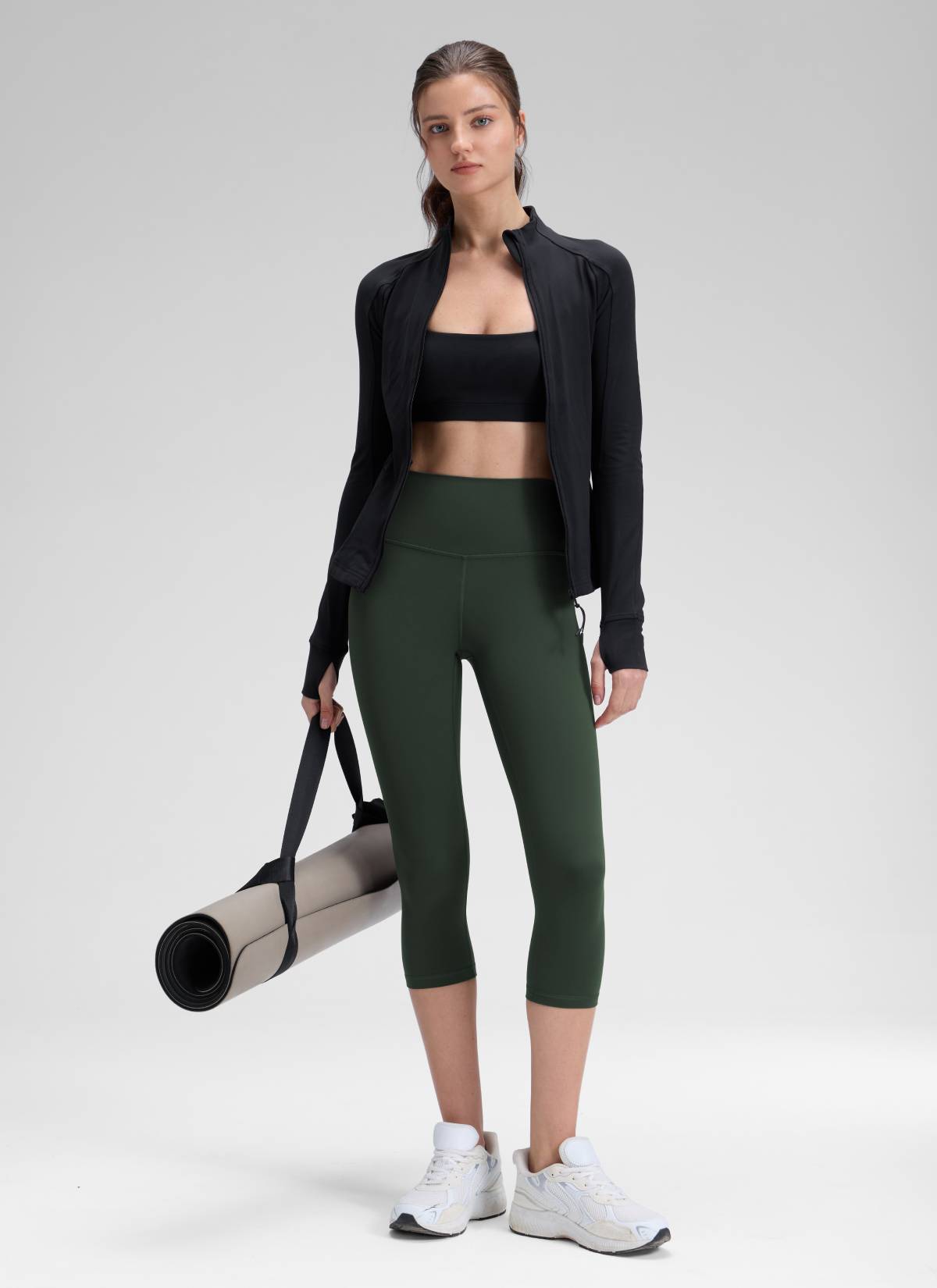 CRZ YOGA Butterluxe Leggings de Yoga de Tiro Alto para Mujer Leyenda Verde