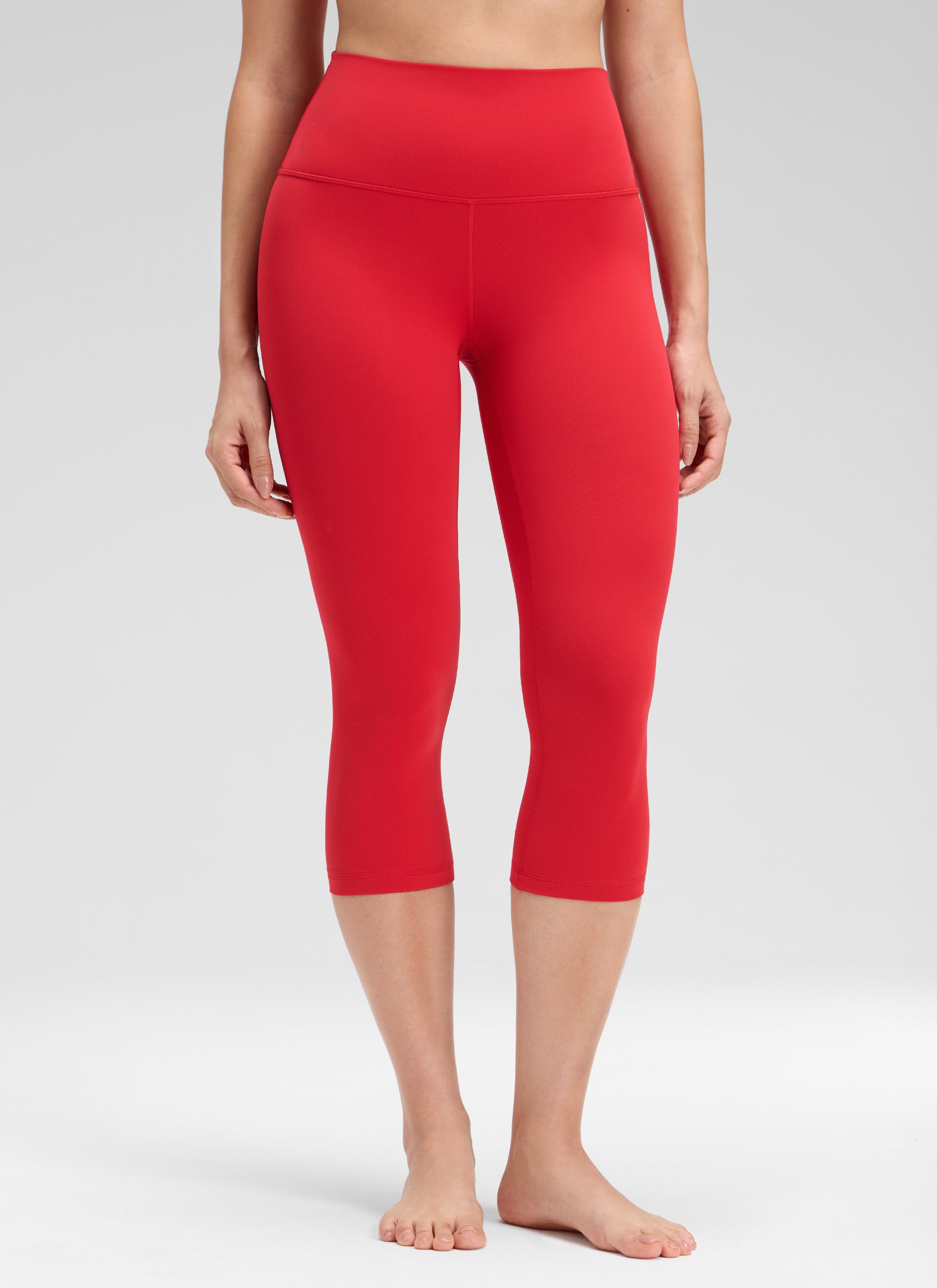 CRZ YOGA Butterluxe Leggings de Yoga de Tiro Alto para Mujer Rojo Aurora