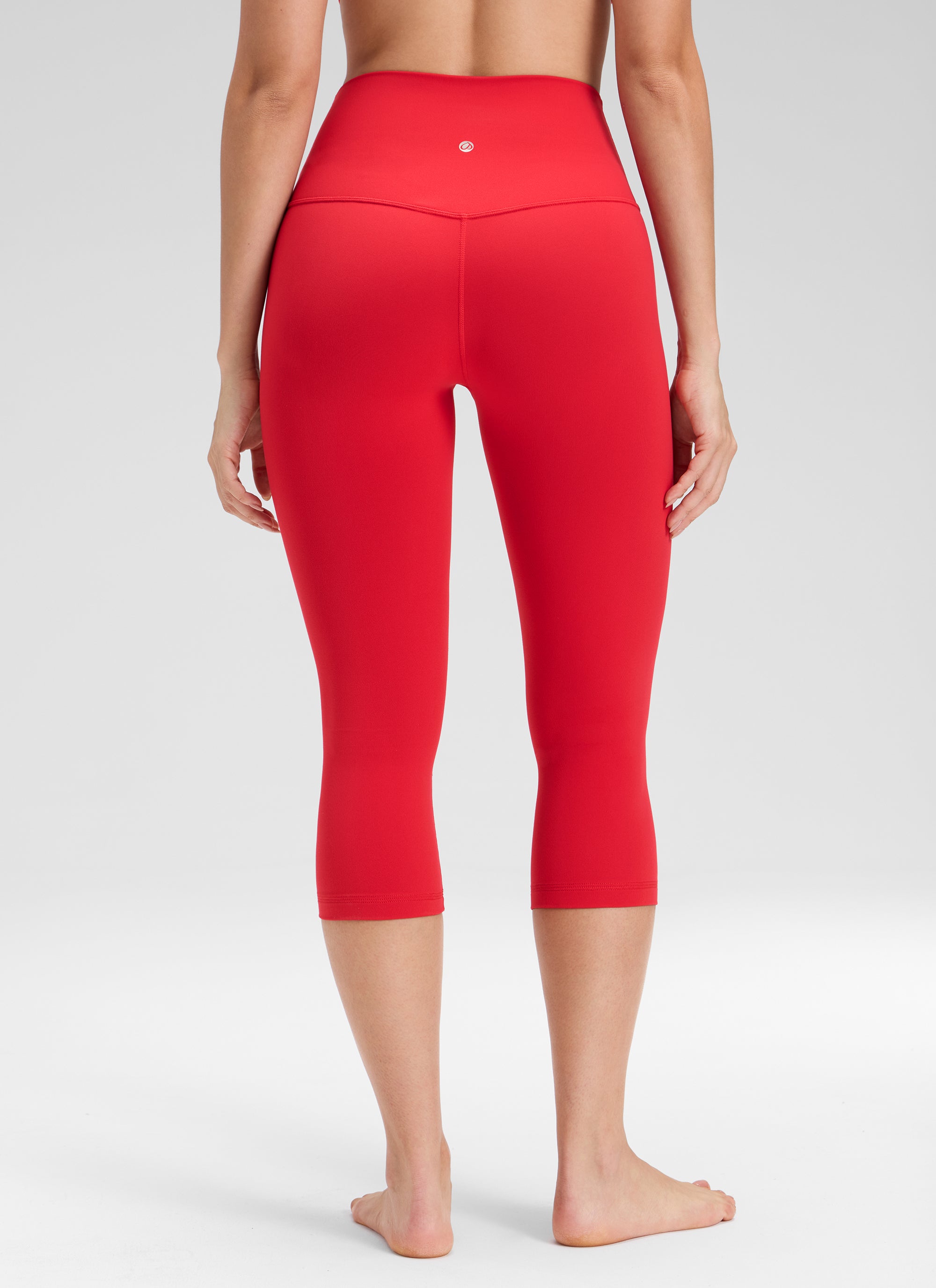 CRZ YOGA Butterluxe Leggings de Yoga de Tiro Alto para Mujer Rojo Aurora