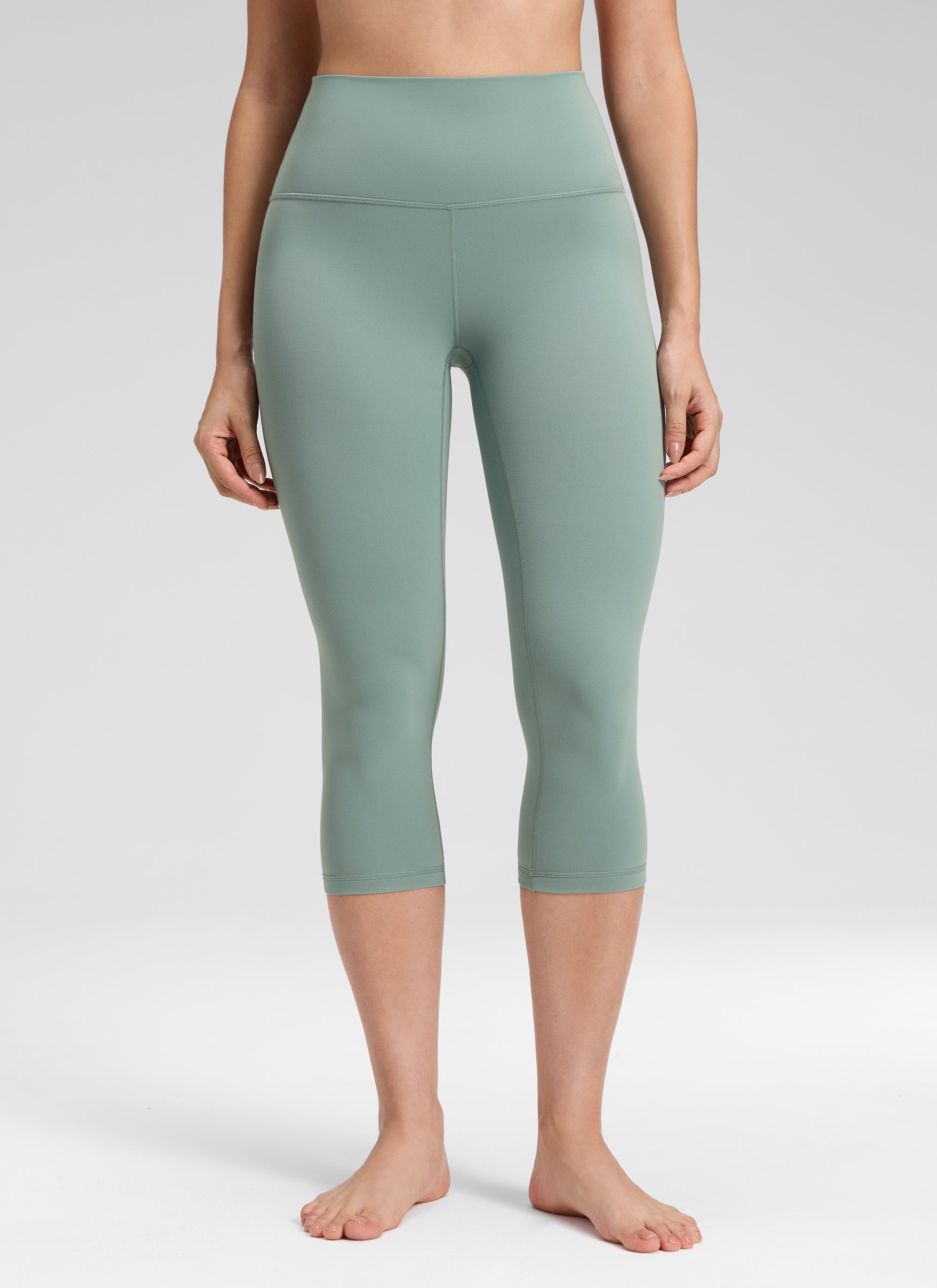 CRZ YOGA Butterluxe Leggings de Yoga de Tiro Alto para Mujer Verde cráter