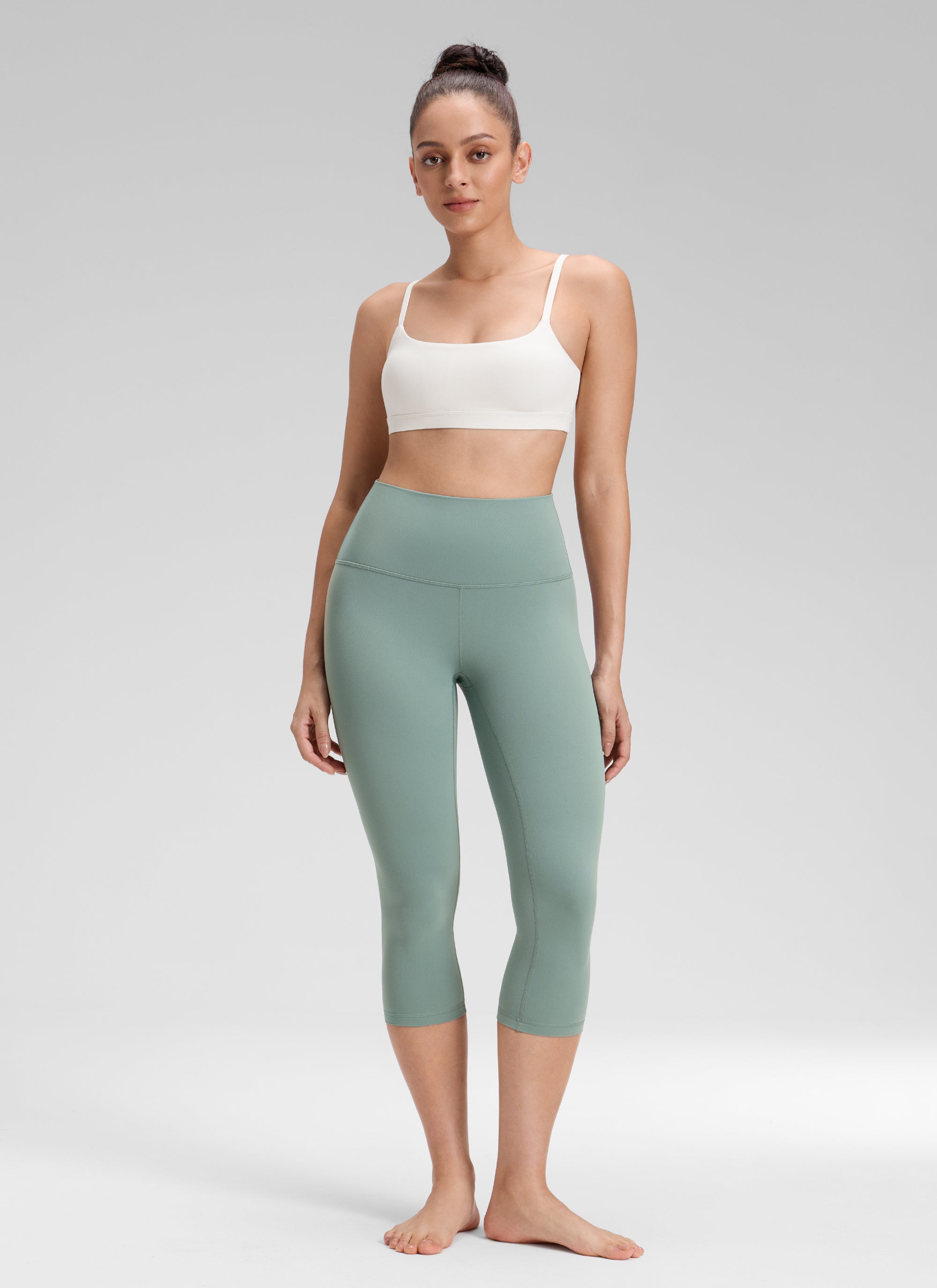 CRZ YOGA Butterluxe Leggings de Yoga de Tiro Alto para Mujer Verde cráter