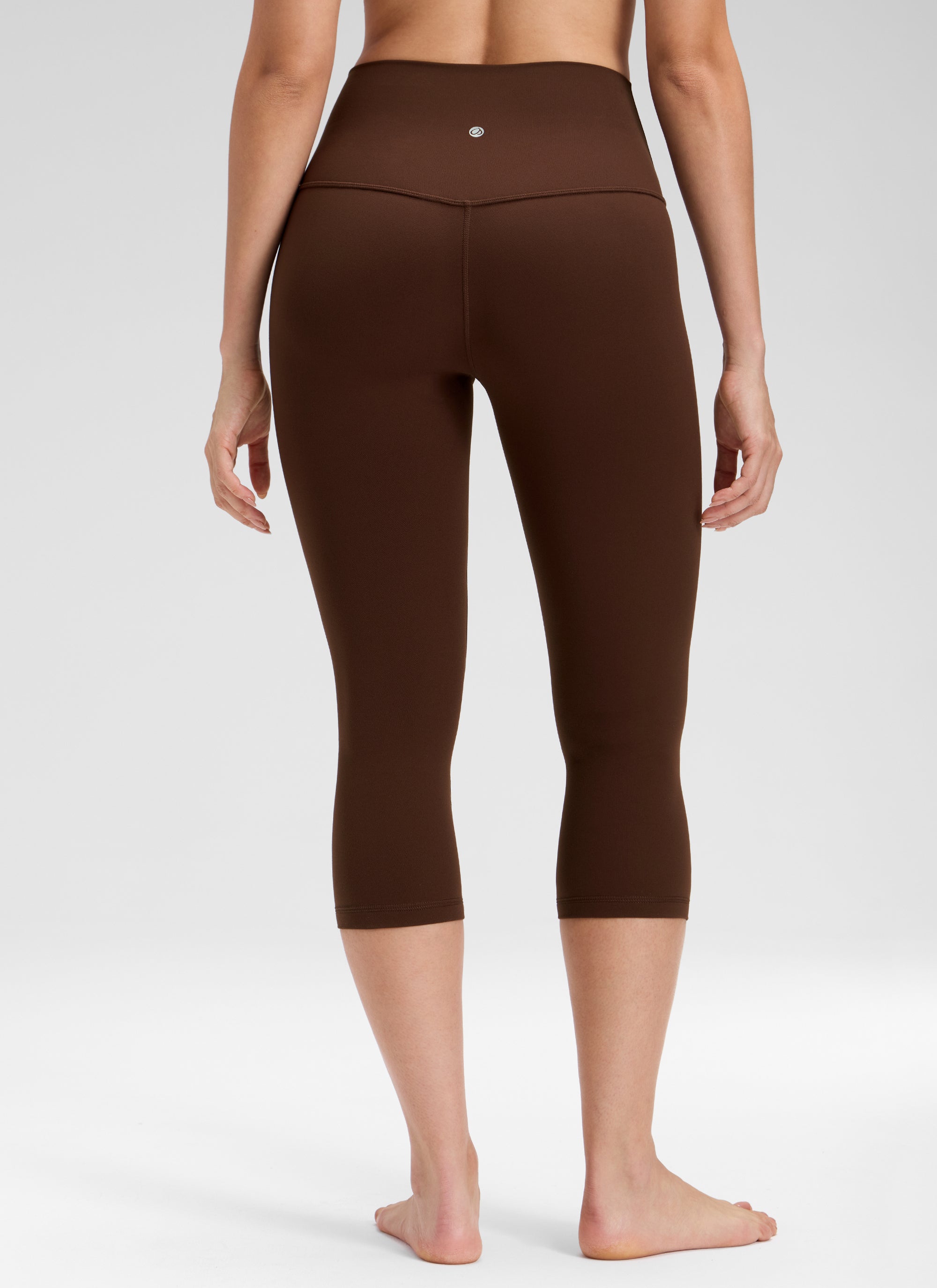CRZ YOGA Butterluxe Leggings de Yoga de Tiro Alto para Mujer Marrón Lava