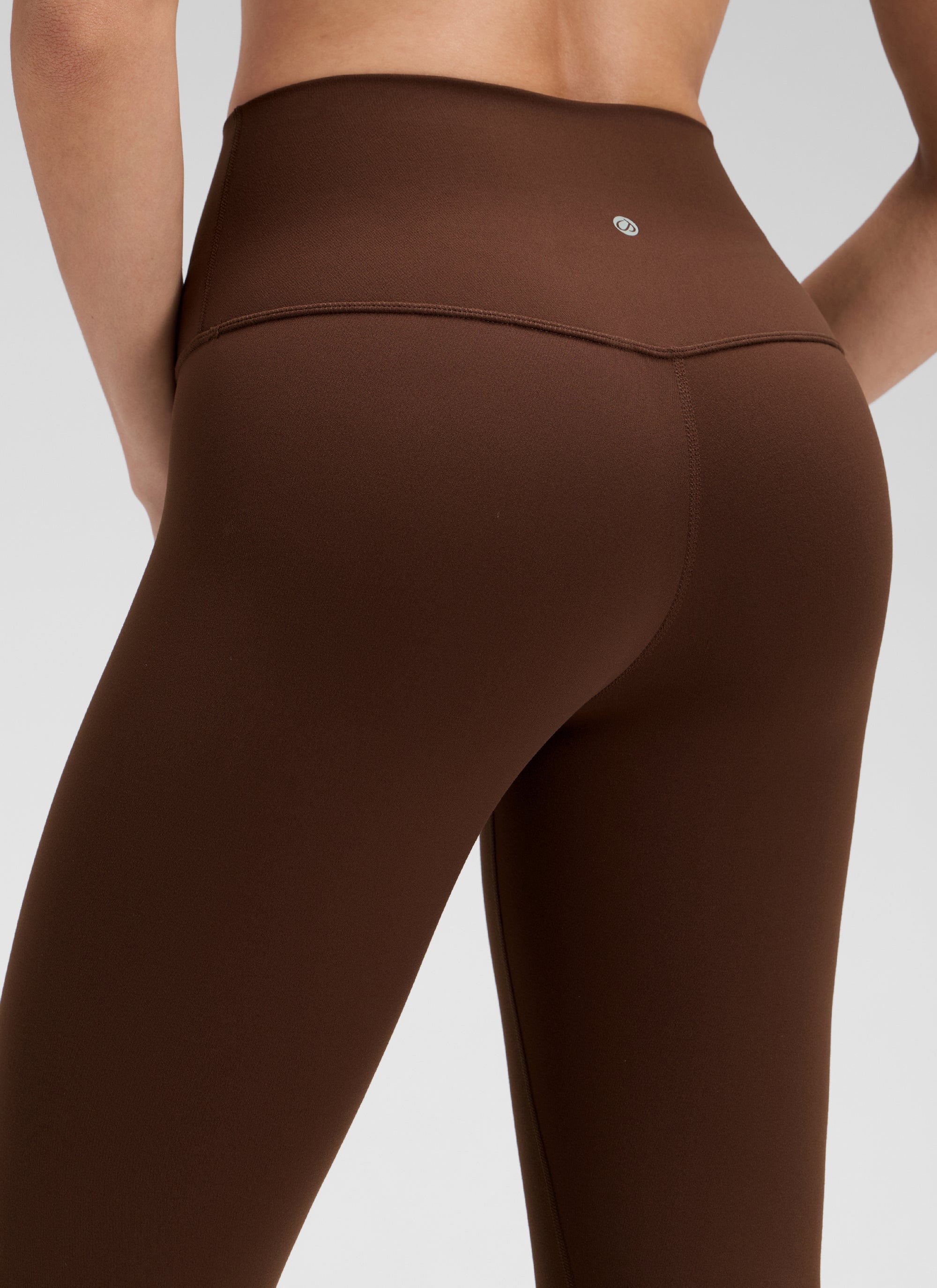 CRZ YOGA Butterluxe Leggings de Yoga de Tiro Alto para Mujer Marrón Lava