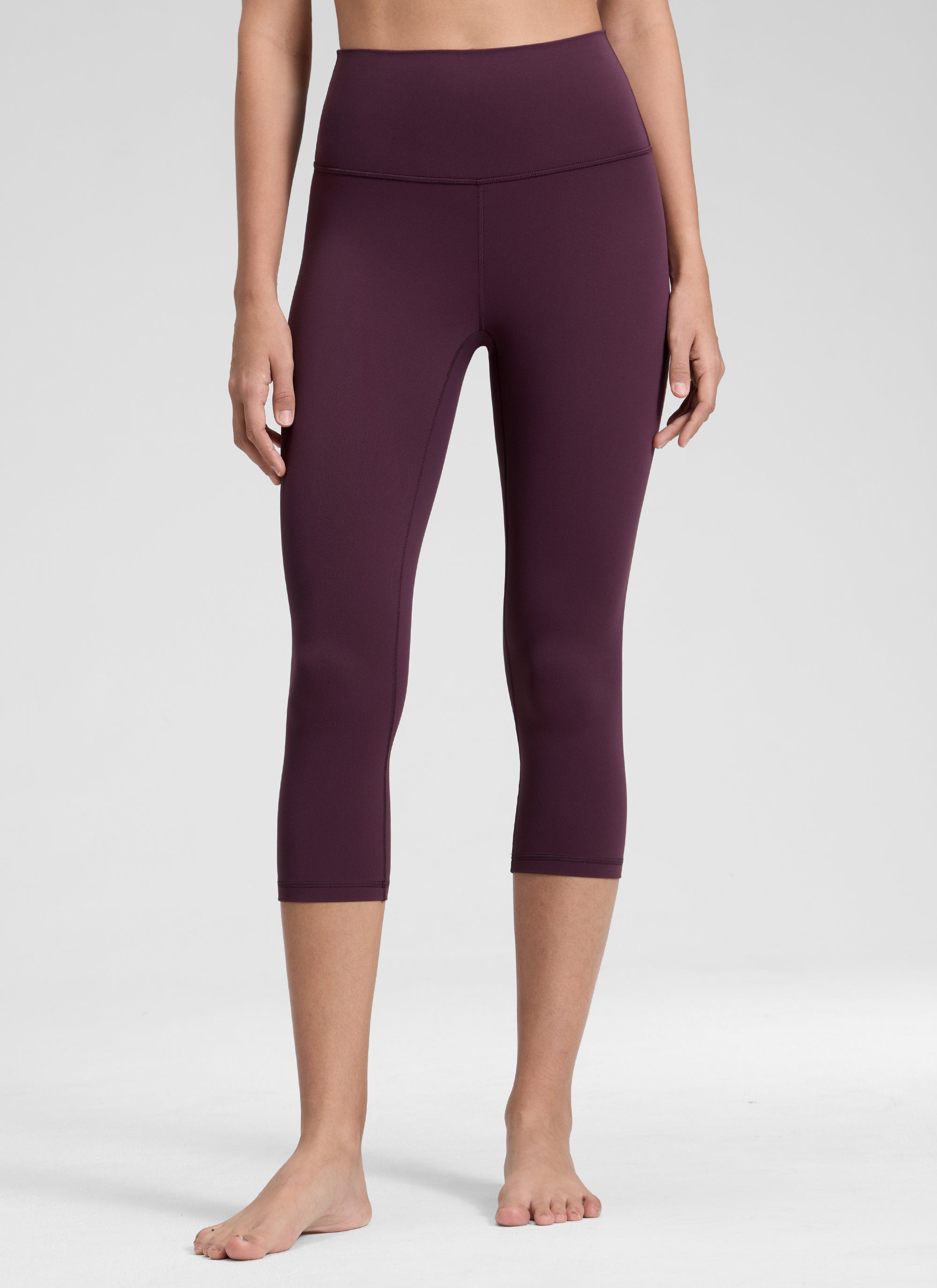CRZ YOGA Butterluxe Leggings de Yoga de Tiro Alto para Mujerde 19 Pulgadas Deep Purple