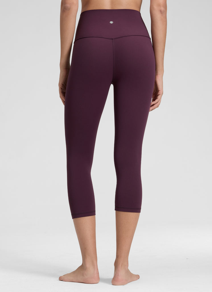 CRZ YOGA Butterluxe Leggings de Yoga de Tiro Alto para Mujerde 19 Pulgadas Deep Purple