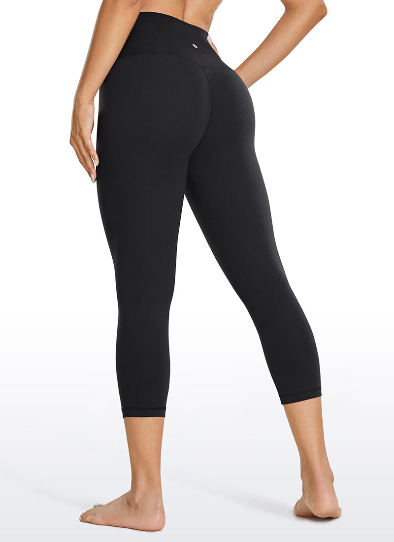 CRZ YOGA Butterluxe Leggings de Tiro Alto de 21 Pulgadas para Mujer Negro
