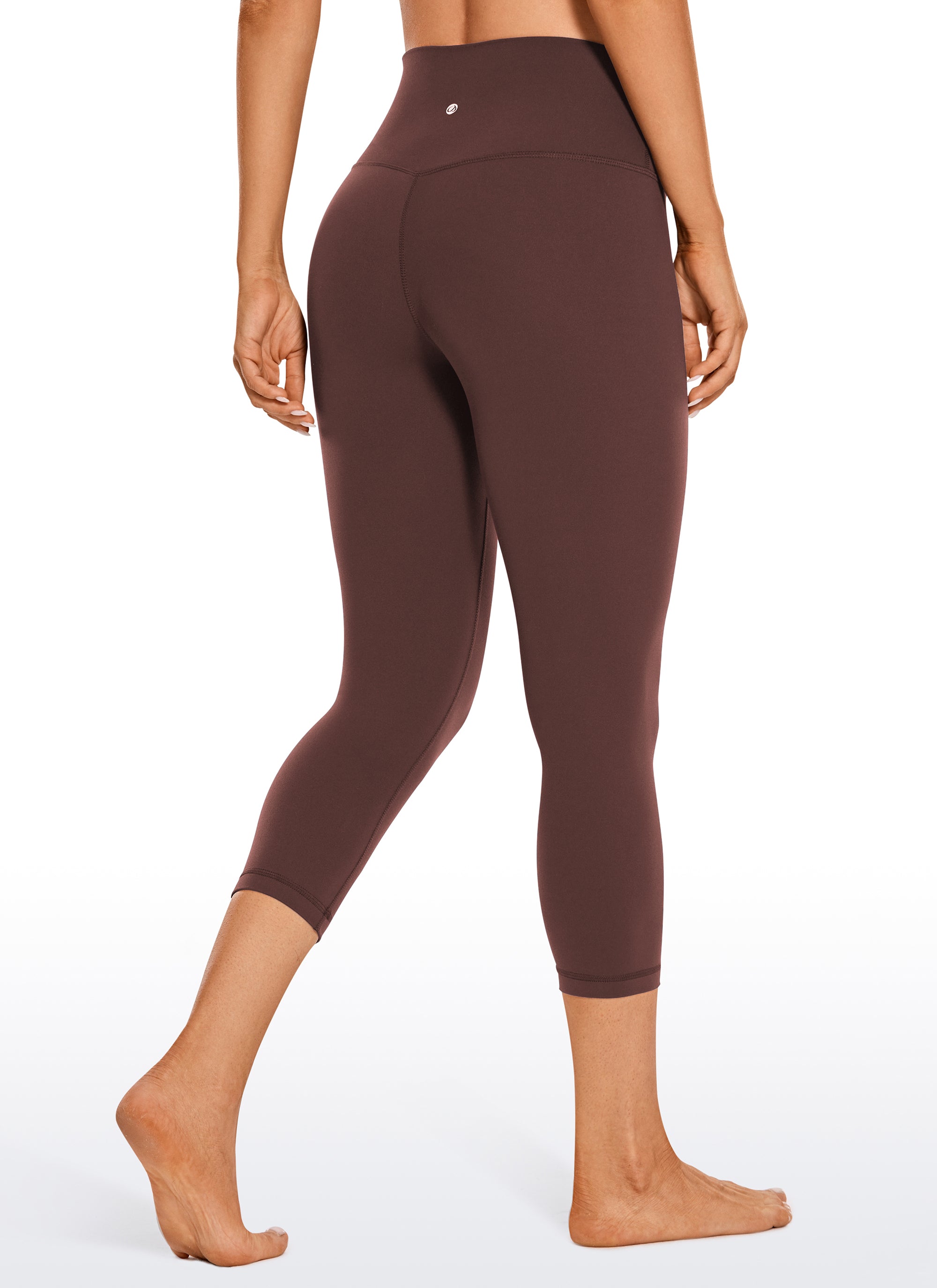 CRZ YOGA Butterluxe Leggings de Tiro Alto de 21 Pulgadas para Mujer Gris pardo