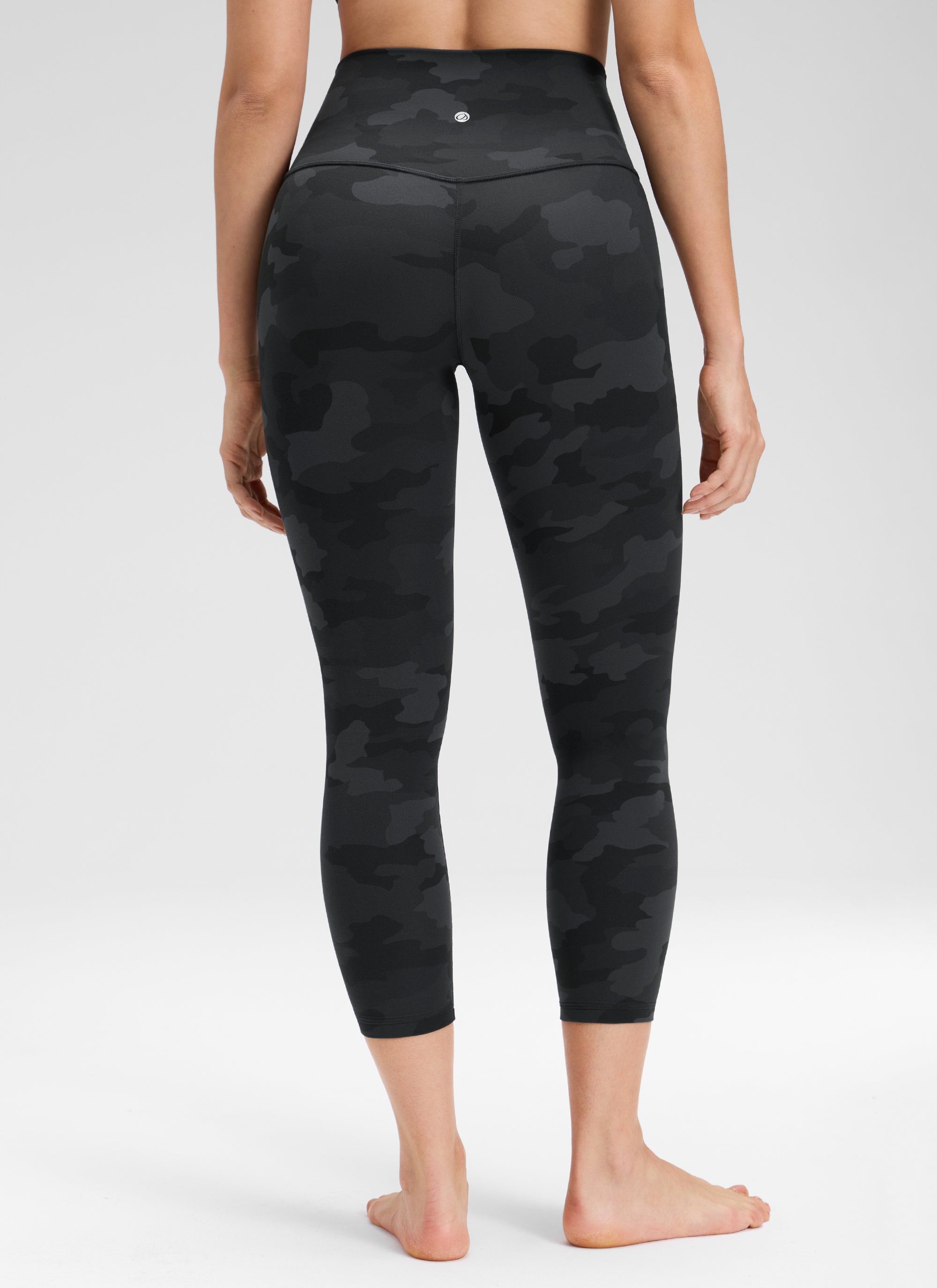 CRZ YOGA Butterluxe Leggings de Tiro Alto de 23 Pulgadas para Mujer Gris oscuro Camuflaje 2