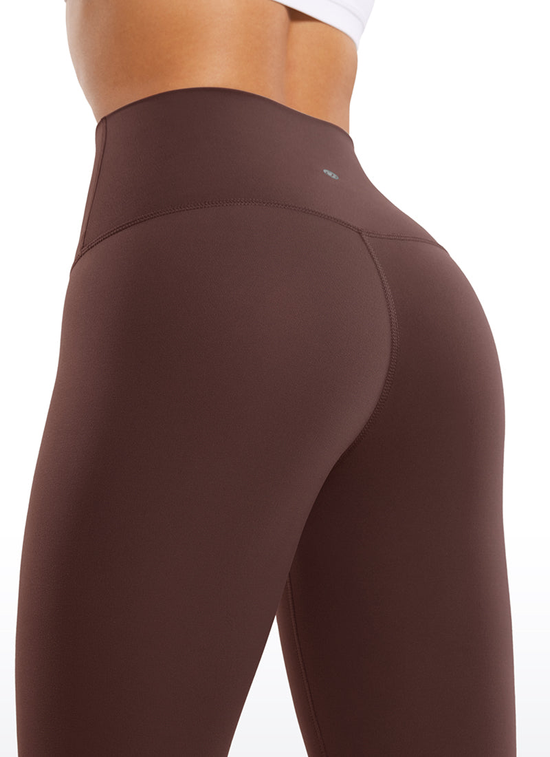 CRZ YOGA Butterluxe Leggings de Tiro Alto de 23 Pulgadas para Mujer Gris pardo