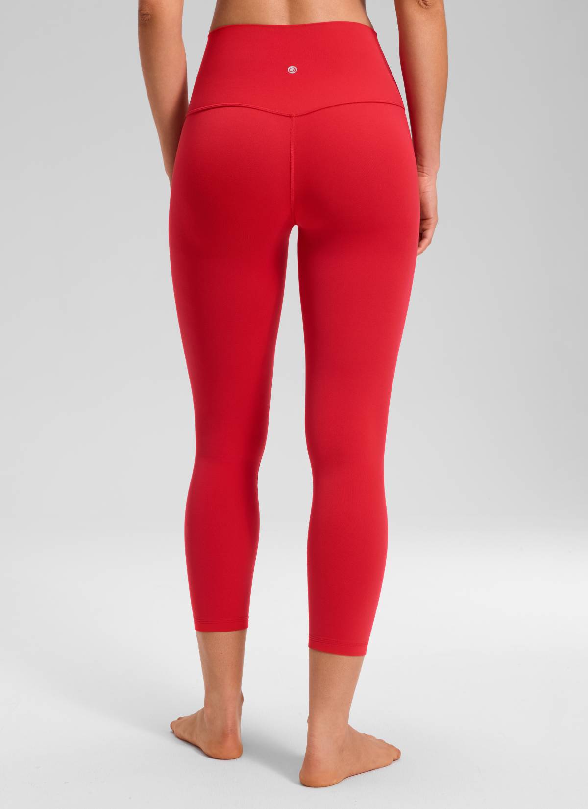 CRZ YOGA Butterluxe Leggings de Tiro Alto de 23 Pulgadas para Mujer Rojo Aurora