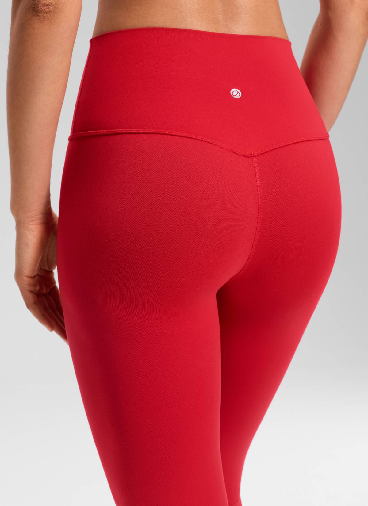 CRZ YOGA Butterluxe Leggings de Tiro Alto de 23 Pulgadas para Mujer Rojo Aurora