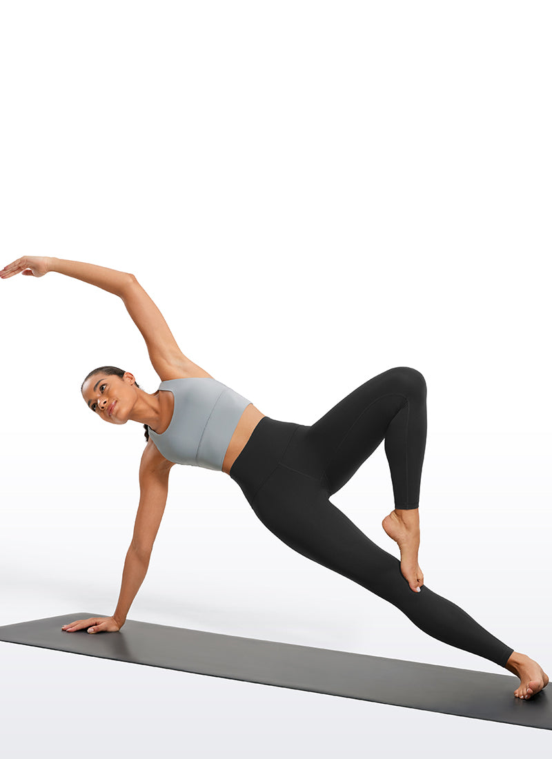 CRZ YOGA Butterluxe Leggings de Yoga de Tiro Alto para Mujer Negro