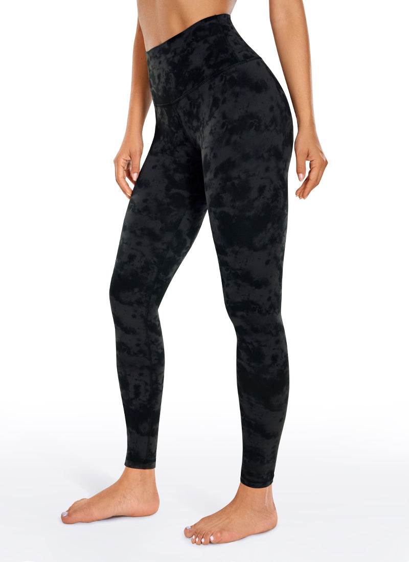 CRZ YOGA Butterluxe Leggings de Yoga de Tiro Alto para Mujer Tinta ahumada Tie Dye