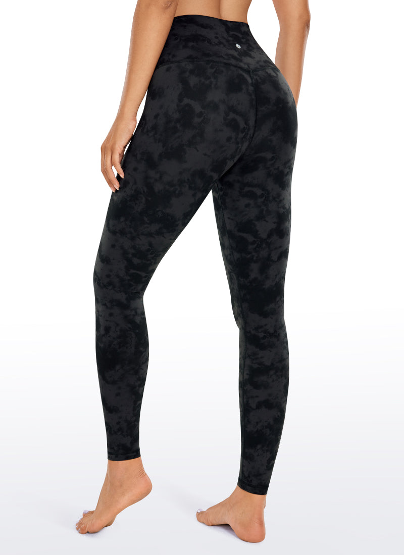 CRZ YOGA Butterluxe Leggings de Yoga de Tiro Alto para Mujer Tinta ahumada Tie Dye