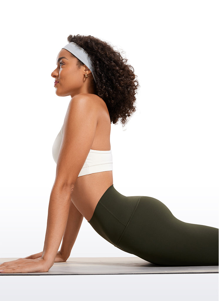 CRZ YOGA Butterluxe Leggings de Yoga de Tiro Alto para Mujer Verde Oliva