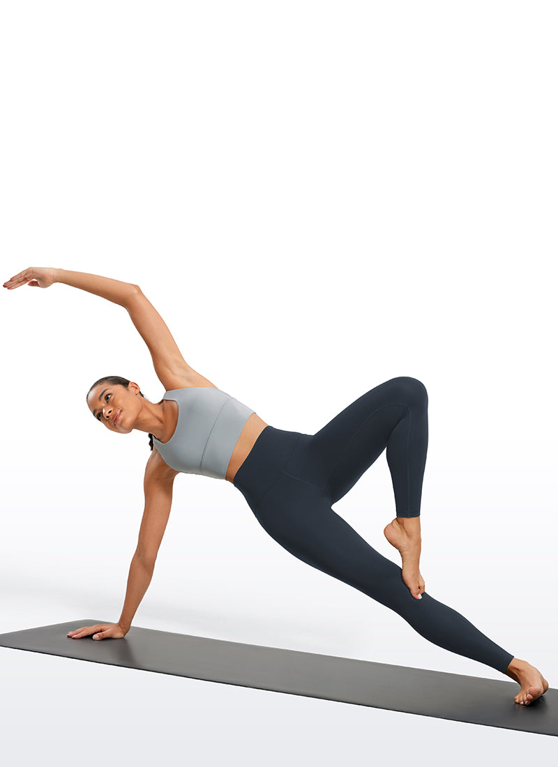 CRZ YOGA Butterluxe Leggings de Yoga de Tiro Alto para Mujer True Navy