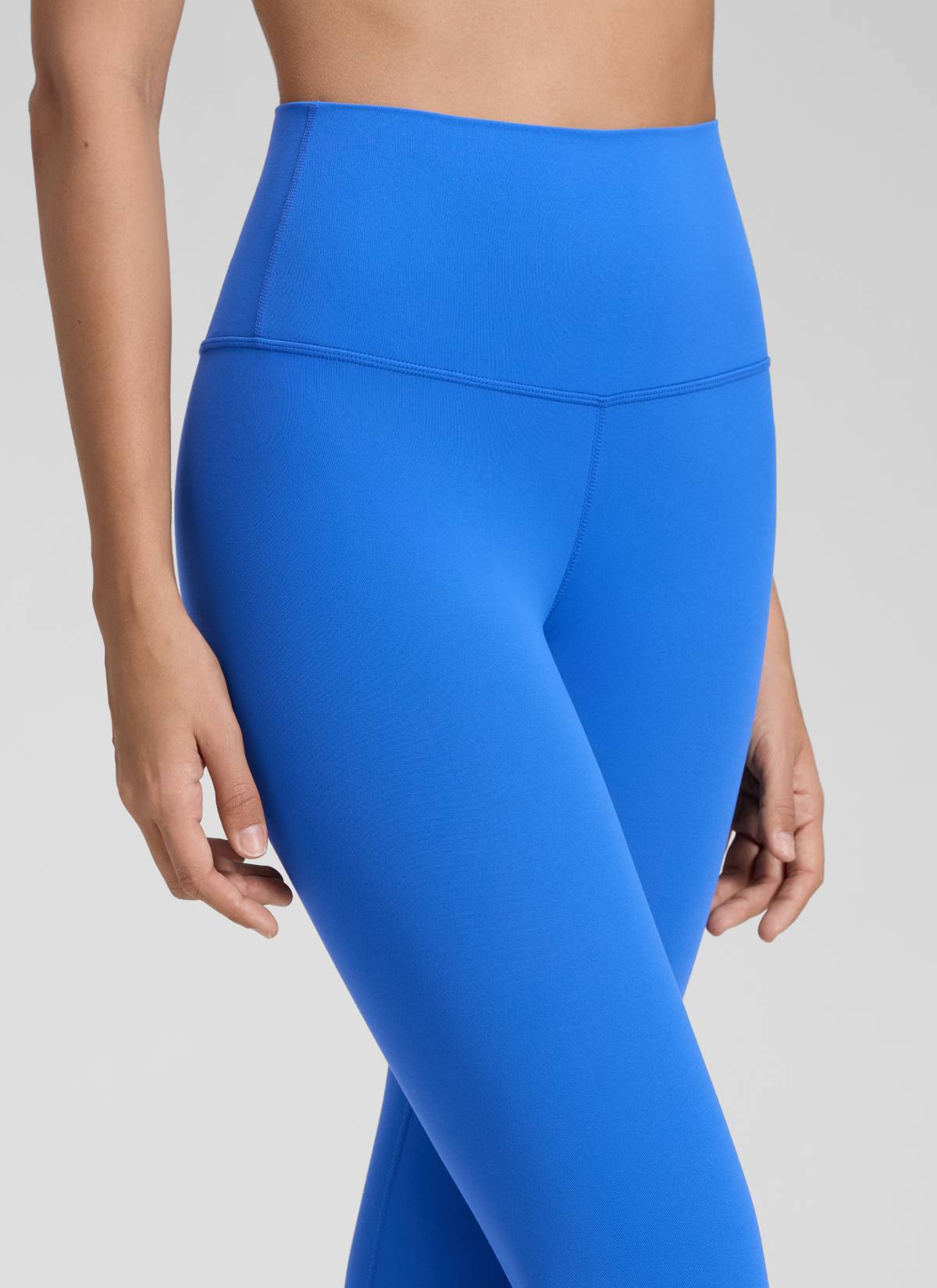 CRZ YOGA Butterluxe Leggings de Yoga de Tiro Alto para Mujer Azul Destello @model_info:Jenna