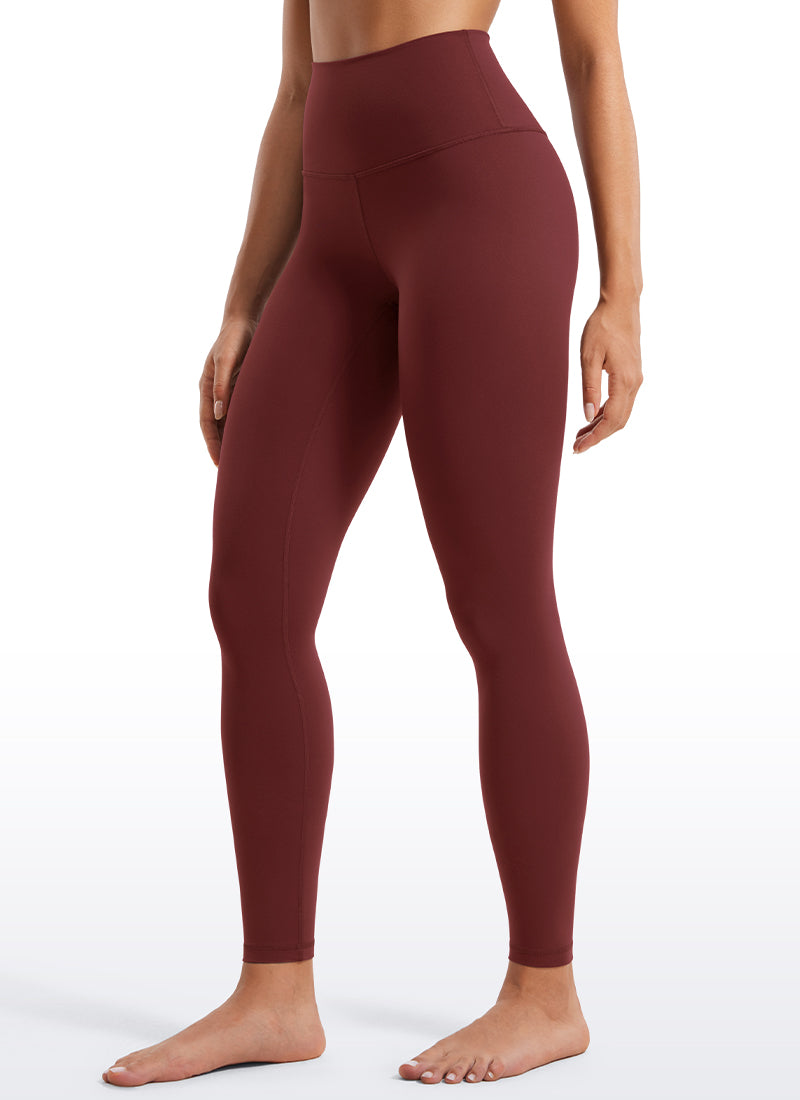 CRZ YOGA Butterluxe Leggings de Yoga de Tiro Alto para Mujer Noctilucence Rojo