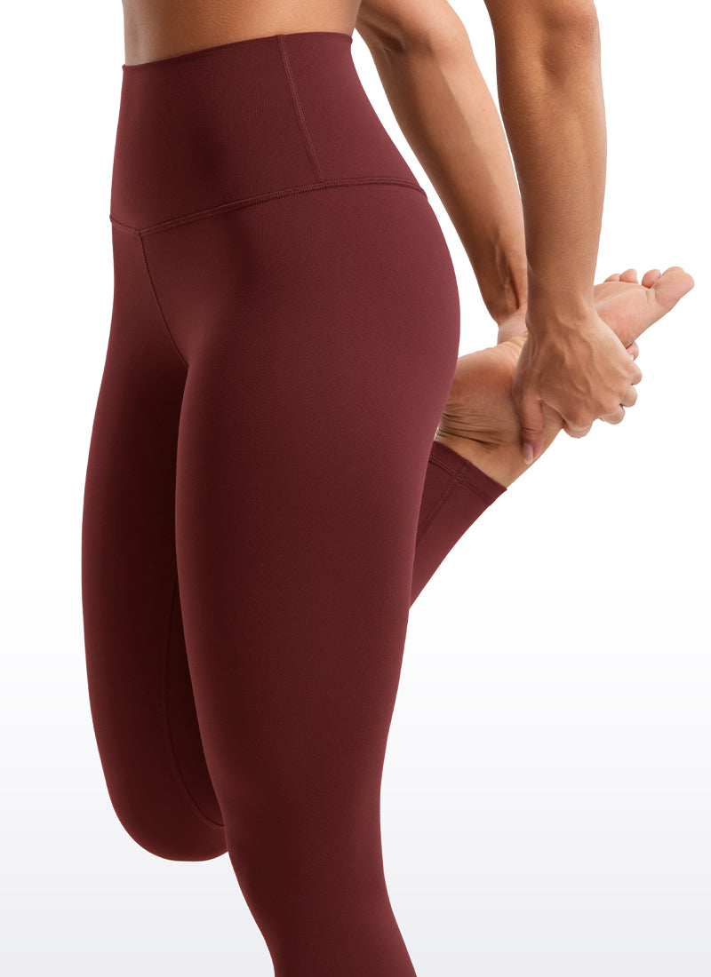 CRZ YOGA Butterluxe Leggings de Yoga de Tiro Alto para Mujer Noctilucence Rojo