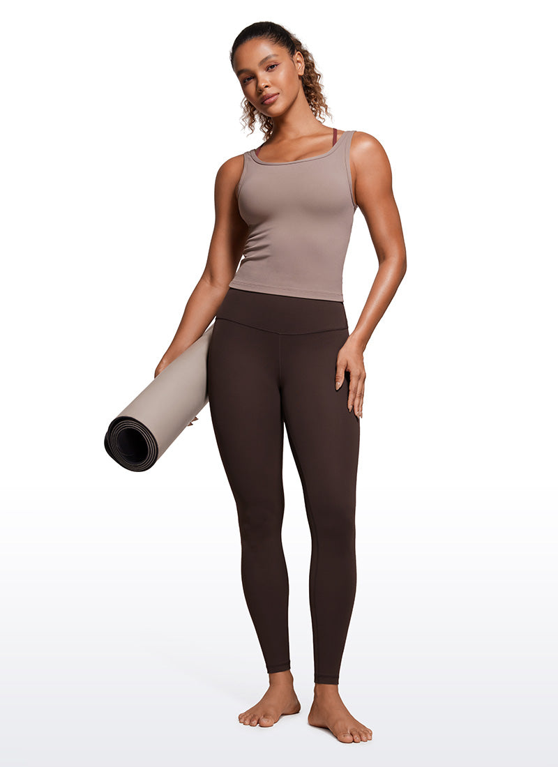 CRZ YOGA Butterluxe Leggings de Yoga de Tiro Alto para Mujer True Navy