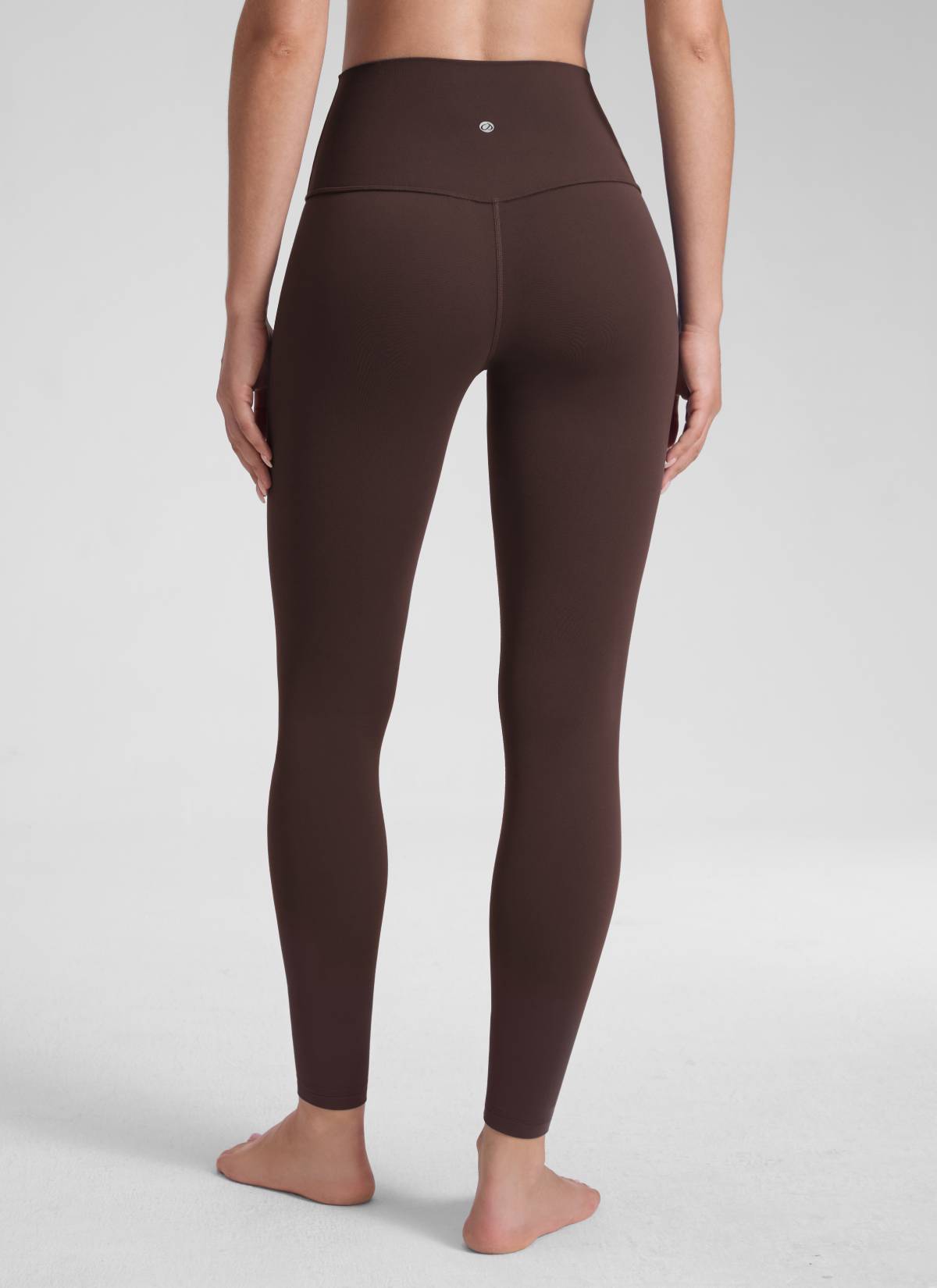 CRZ YOGA Butterluxe Leggings de Yoga de Tiro Alto para Mujer Marrón Fudge Caliente