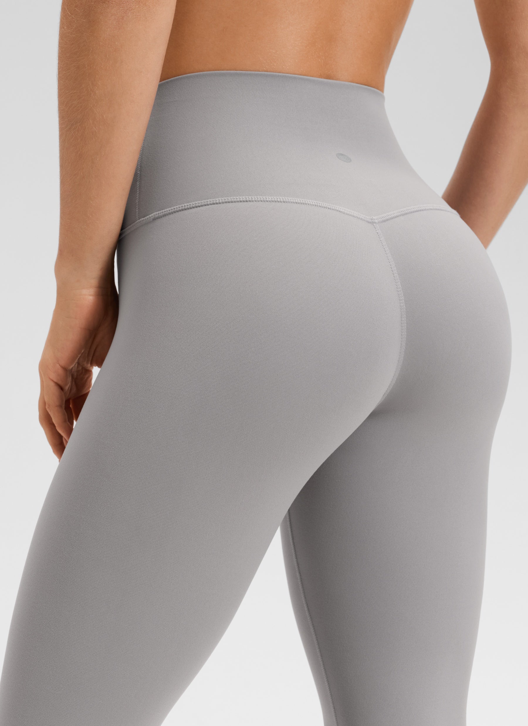 CRZ YOGA Butterluxe Leggings de Yoga de Tiro Alto para Mujer Gris Gaviota