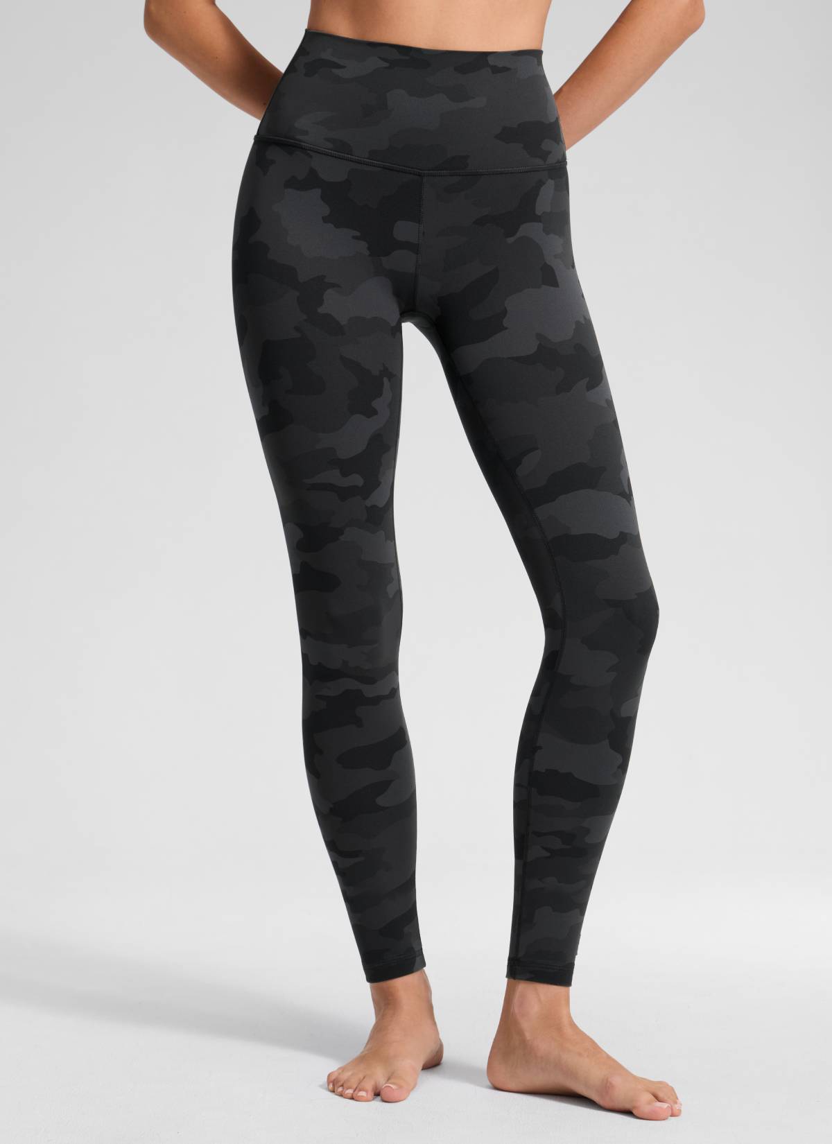 CRZ YOGA Butterluxe Leggings de Yoga de Tiro Alto para Mujer Gris oscuro Camuflaje 2