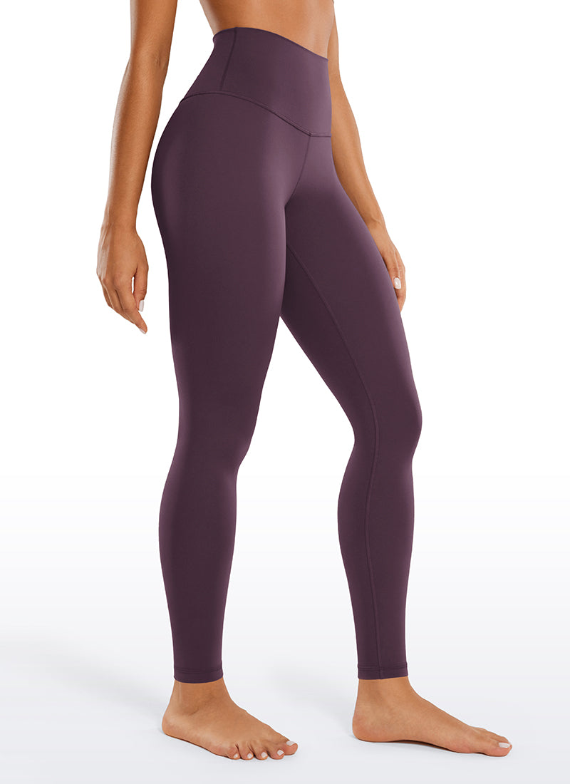 CRZ YOGA Butterluxe Leggings de Yoga de Tiro Alto para Mujer Uva Cardo Morado