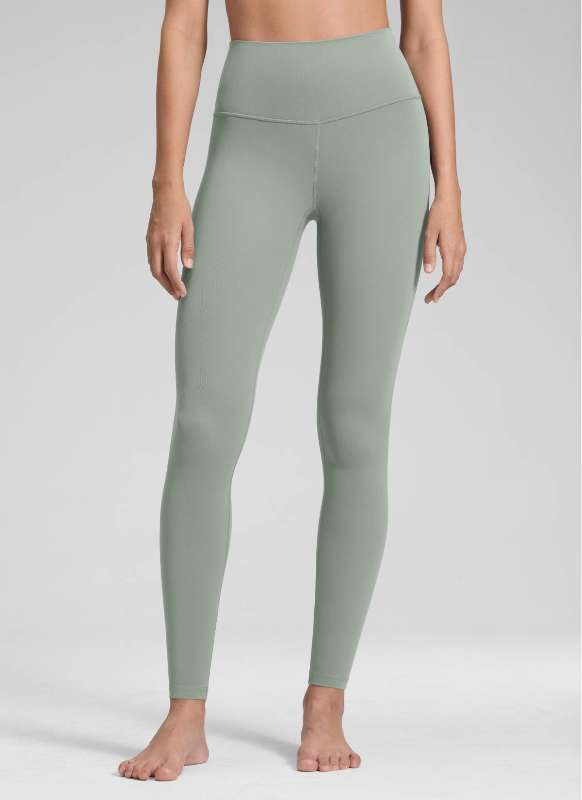 CRZ YOGA Butterluxe Leggings de Yoga de Tiro Alto para Mujer Tribunal de Green Palm
