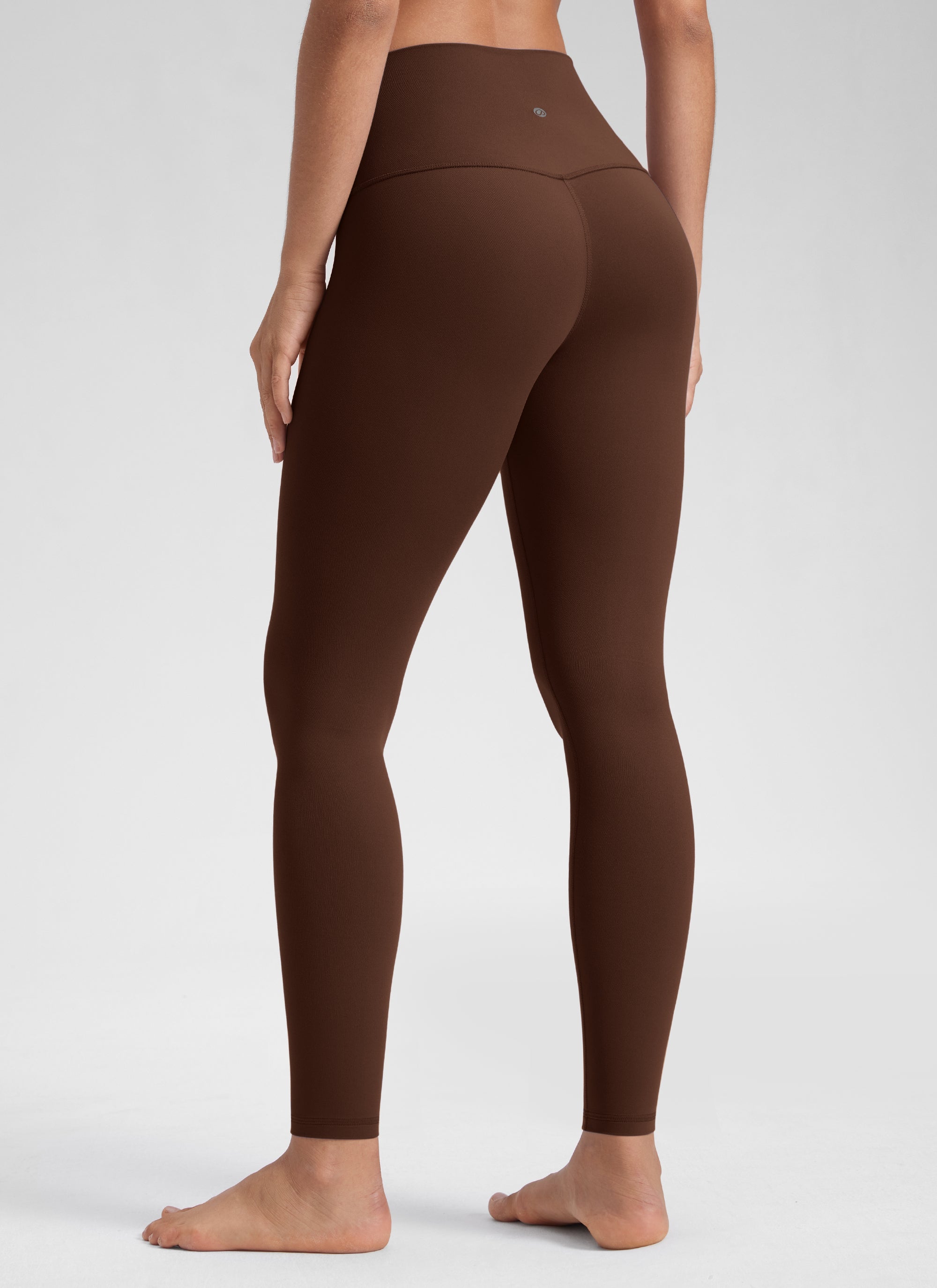 CRZ YOGA Butterluxe Leggings de Yoga de Tiro Alto para Mujer Marrón Lava